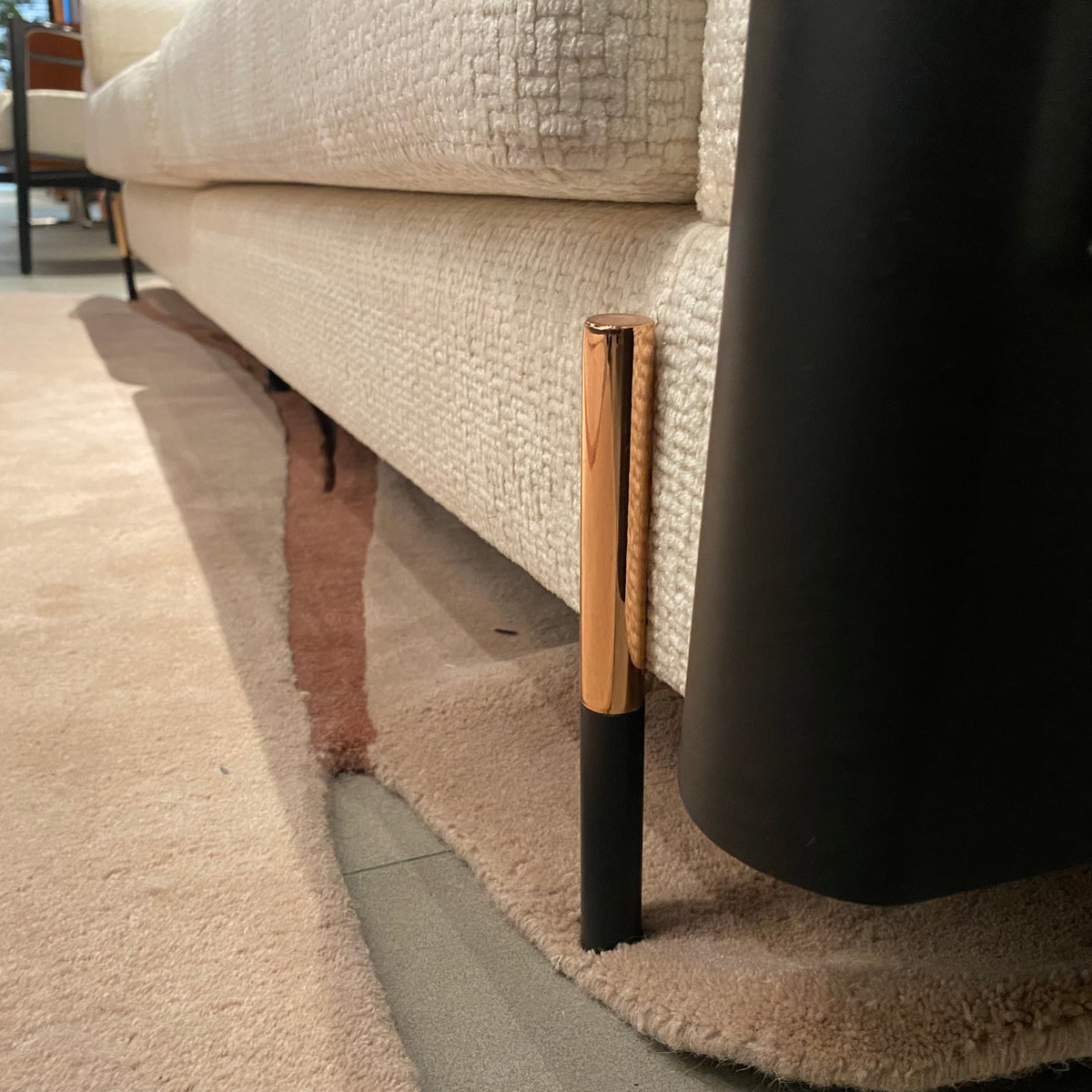 Dali 4 Seater Sofa display item by LODA Furniture, showcasing a modern fabric sofa with plush cushions and sleek design.
