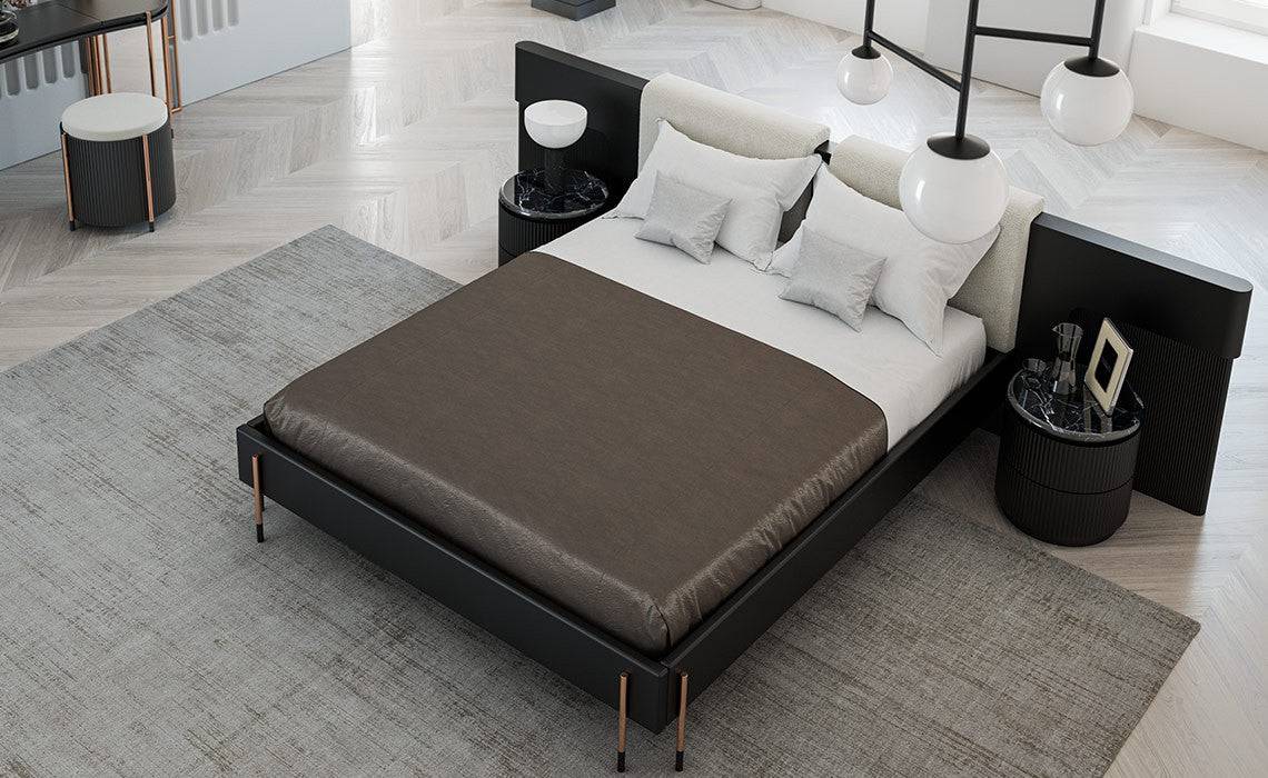 Dali King Size Bedstead by LODA FURNITURE featuring a modern wooden frame and sleek design for a spacious bedroom setting