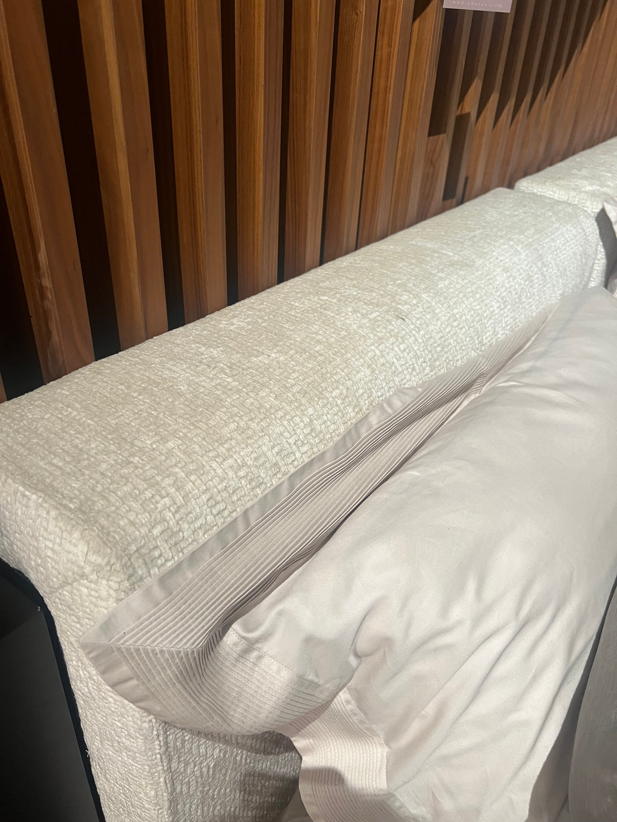 Display of the Dali King Size Bedstead by LODA FURNITURE, showcasing the modern design and sturdy frame of the Nakheel bed.