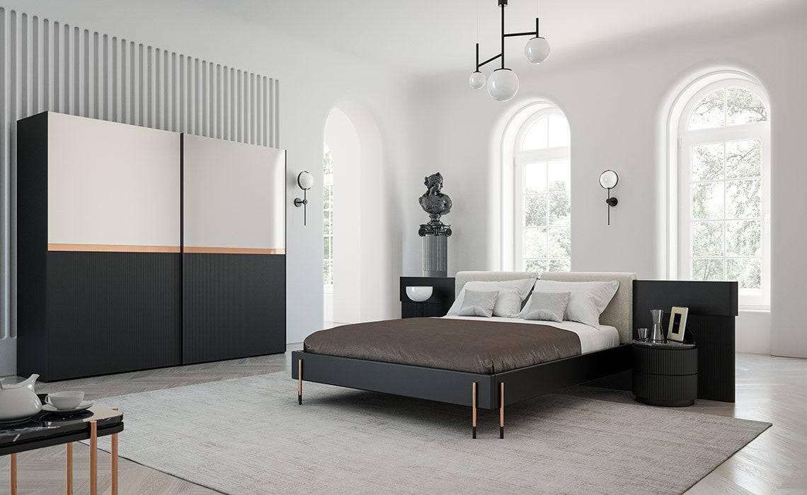 Dali King Size Bedstead by LODA FURNITURE featuring a modern wooden bed frame with clean lines and a light finish.