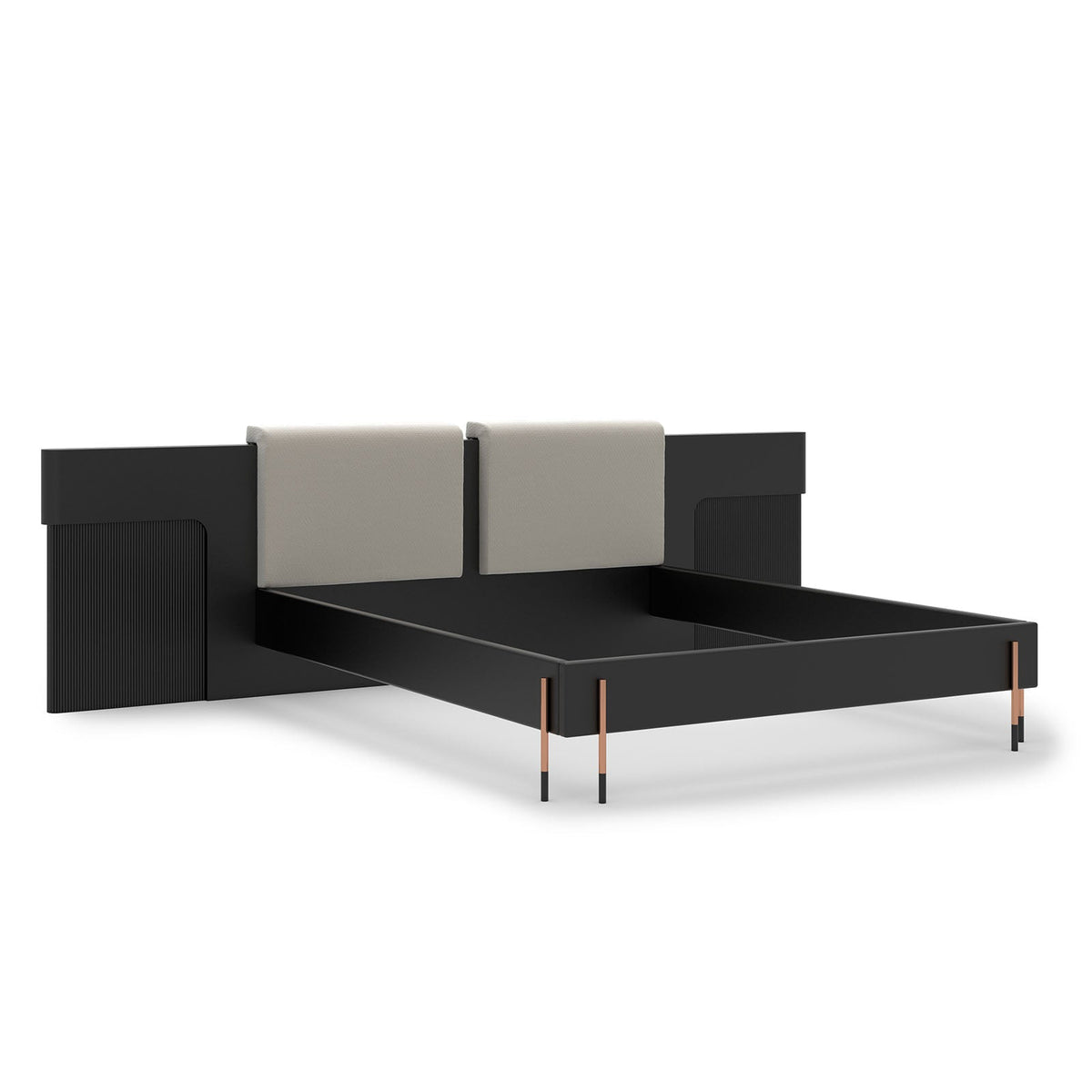 Dali King Size Bedstead by LODA FURNITURE, showcasing a modern wooden bed frame with a sleek headboard and sturdy construction.
