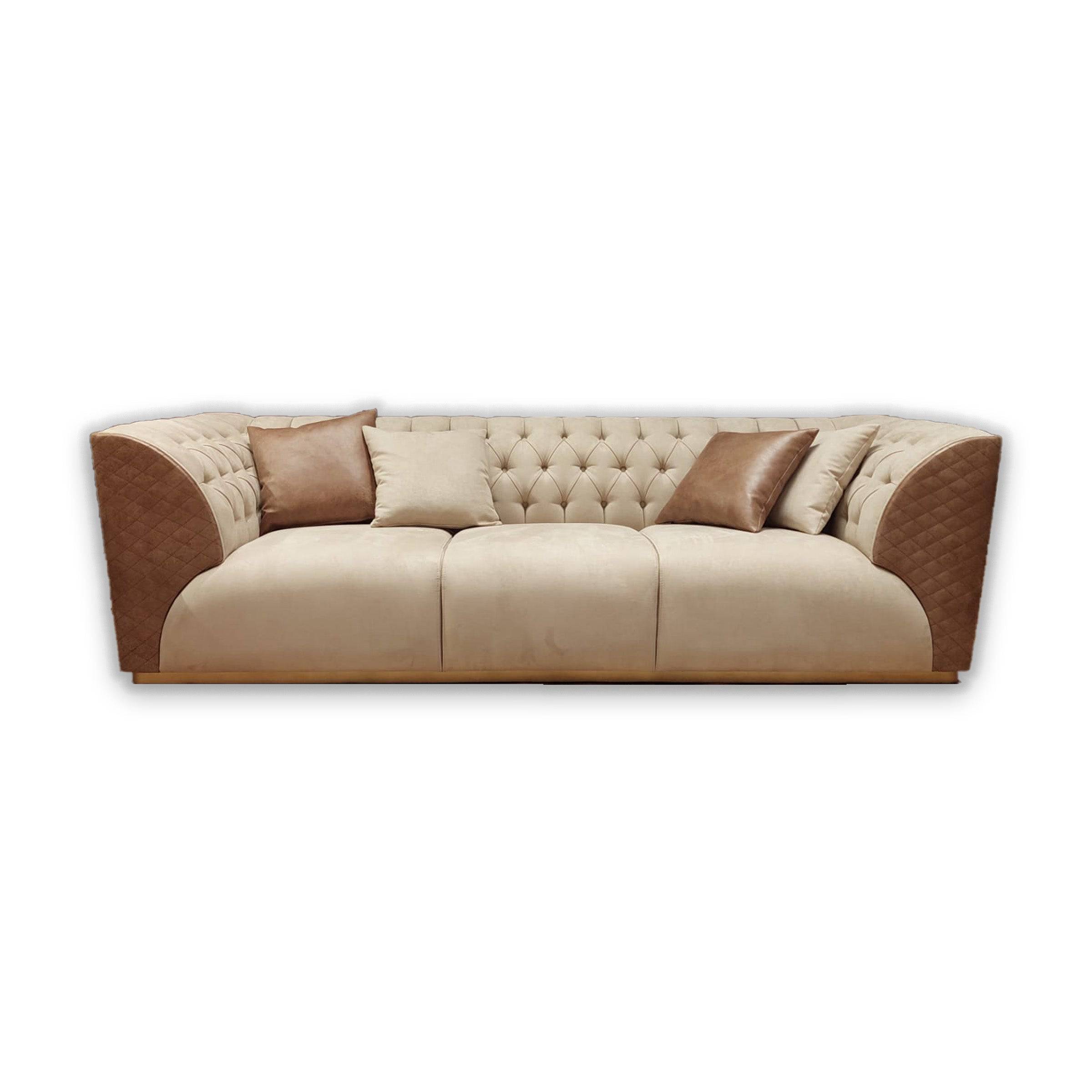 Display Item - Delfina 3 Seater Sofa Delf-3S - DISPLAY ITEM - ebarza Furniture UAE | Shop Modern Furniture in Abu Dhabi & Dubai - مفروشات ايبازرا في الامارات | تسوق اثاث عصري وديكورات مميزة في دبي وابوظبي