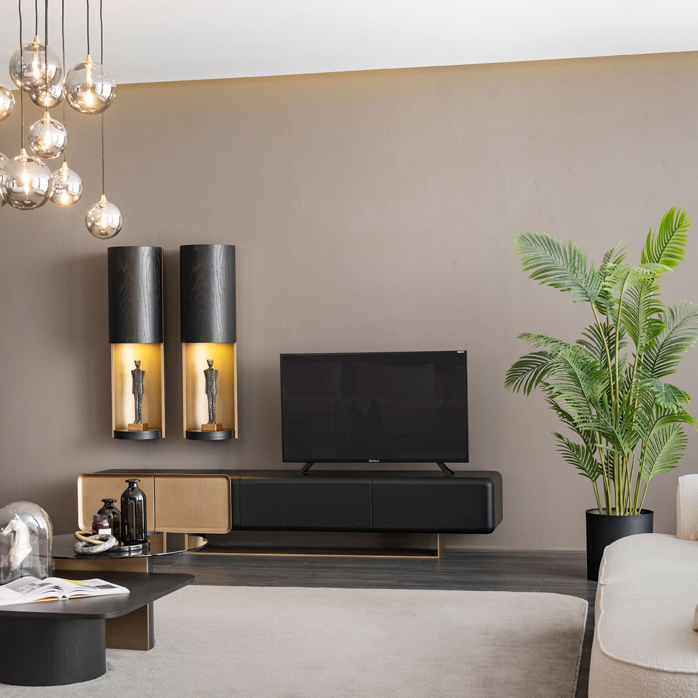 Display Item - Grande Set of 2 Wall shelves ORXGRND-TVU255 Nakheel - DISPLAY ITEM - ebarza Furniture UAE | Shop Modern Furniture in Abu Dhabi & Dubai - مفروشات ايبازرا في الامارات | تسوق اثاث عصري وديكورات مميزة في دبي وابوظبي