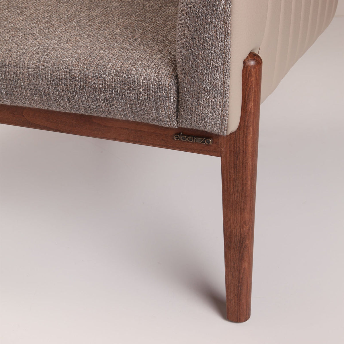 Gray Kenn Lounge Chair by KYS Mobilya Tasarim, modern display item with sleek design and comfortable seating.