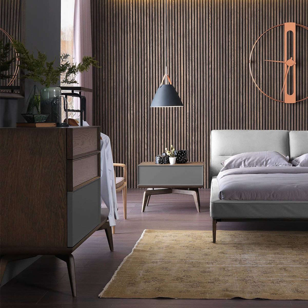 Display Item- Ligna Full Bed Set Ligna009 - DISPLAY ITEM - ebarza Furniture UAE | Shop Modern Furniture in Abu Dhabi & Dubai - مفروشات ايبازرا في الامارات | تسوق اثاث عصري وديكورات مميزة في دبي وابوظبي