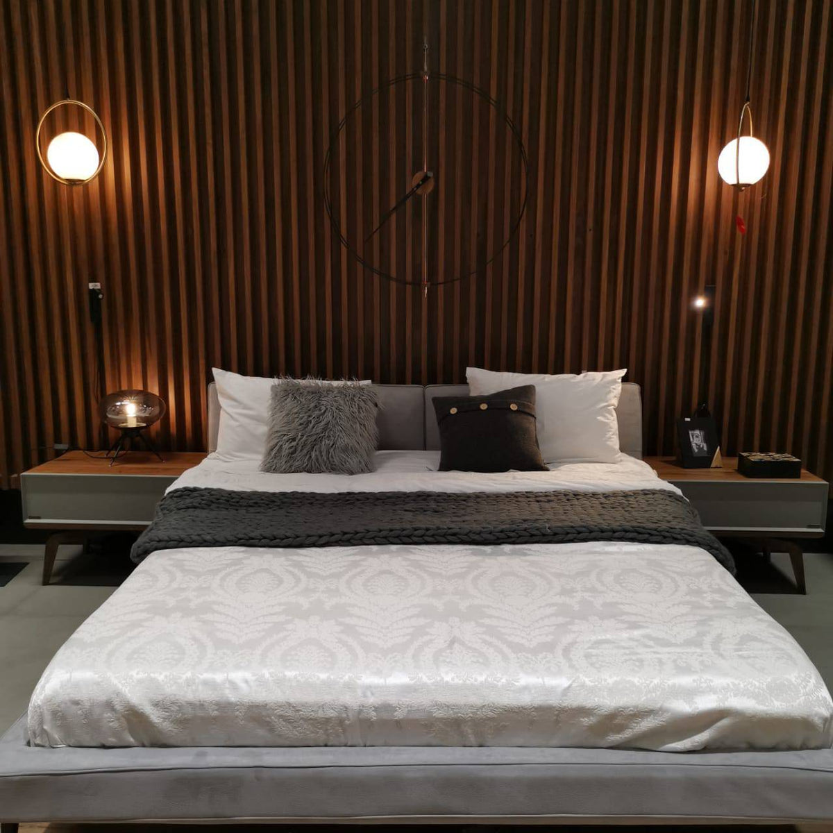 Display Item- Ligna Full Bed Set Ligna009 - DISPLAY ITEM - ebarza Furniture UAE | Shop Modern Furniture in Abu Dhabi & Dubai - مفروشات ايبازرا في الامارات | تسوق اثاث عصري وديكورات مميزة في دبي وابوظبي
