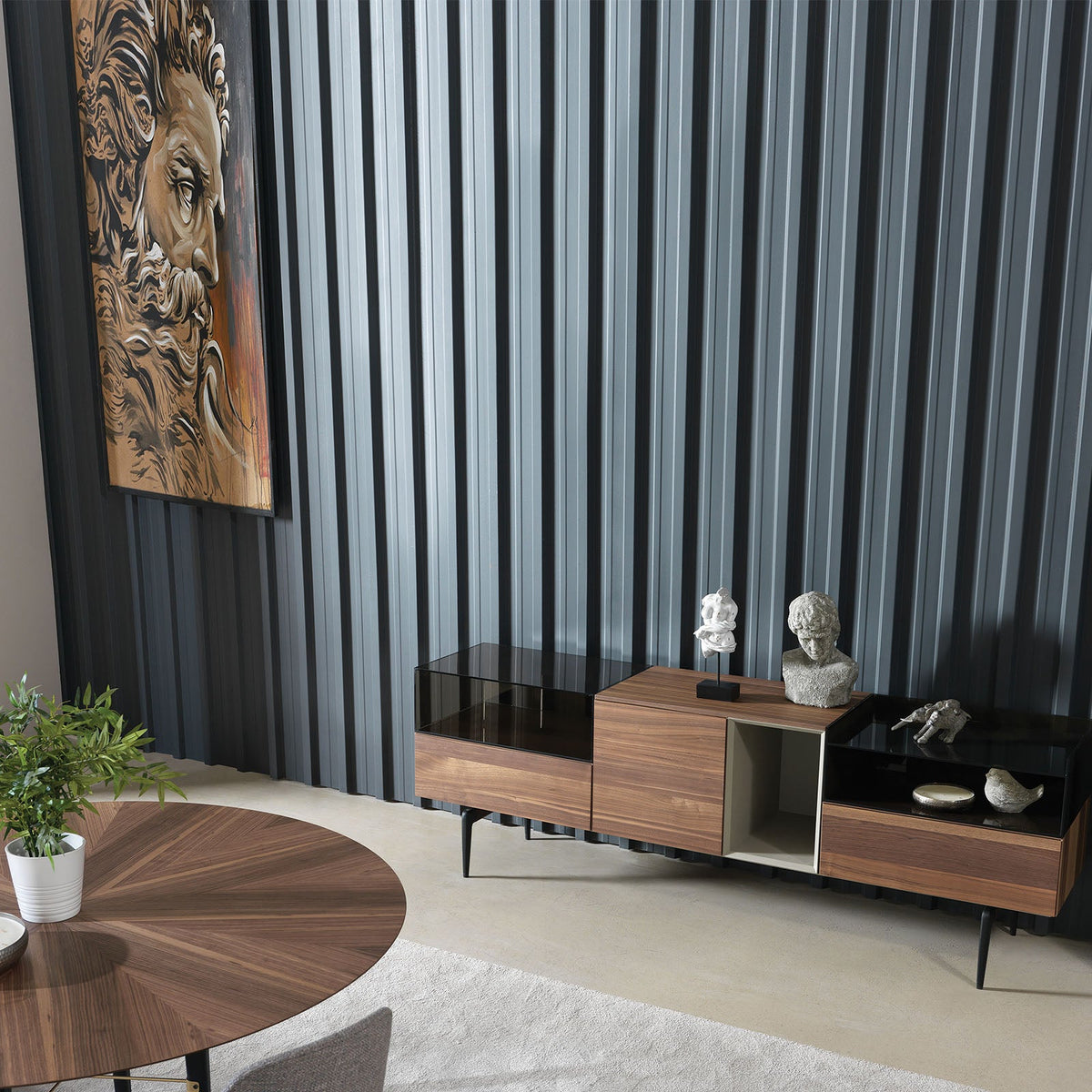Display Item - Lima Side-Board Lima001Nakheel - DISPLAY ITEM - ebarza Furniture UAE | Shop Modern Furniture in Abu Dhabi & Dubai - مفروشات ايبازرا في الامارات | تسوق اثاث عصري وديكورات مميزة في دبي وابوظبي