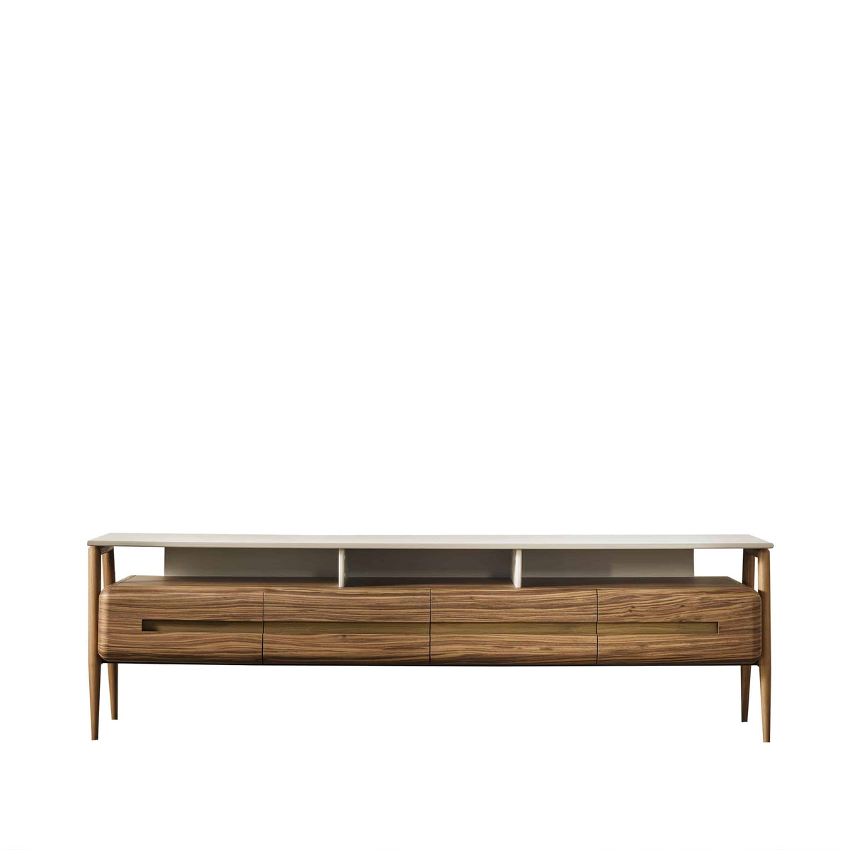 Lucca Kristal TV unit by KRISTAL MOBILYA, modern design with glass doors and sleek finish, suitable for living room entertainment setup.