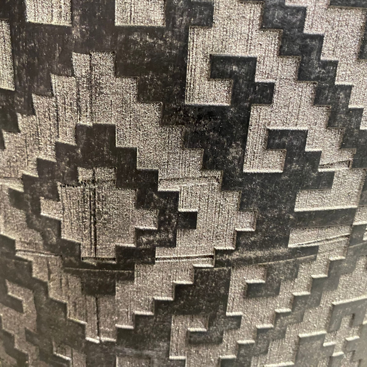 Display image of Nills Furniture Design Motif Side Table with intricate side panel design, showcasing modern wooden craftsmanship.