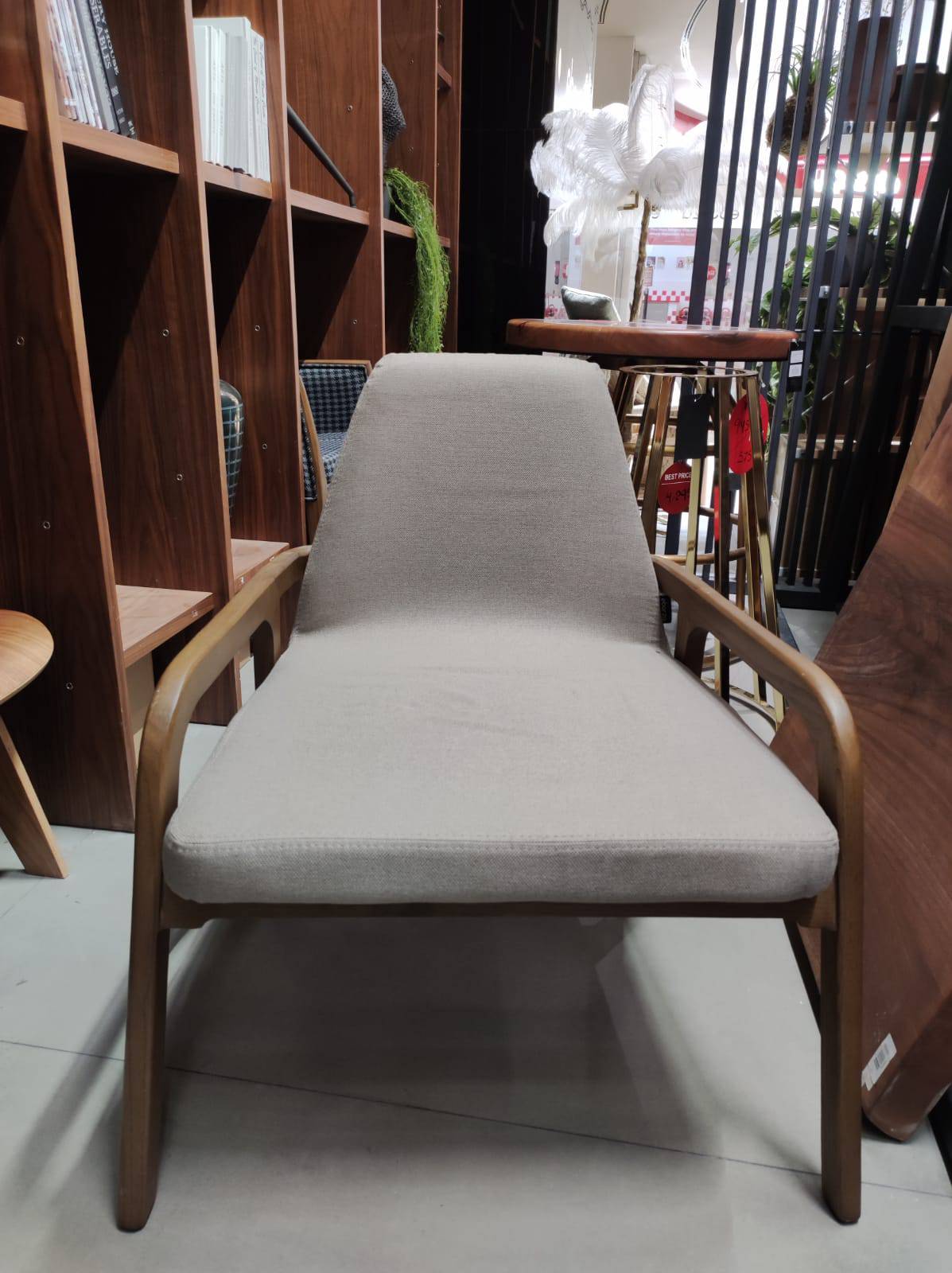 Display Item Natura Solid Ash Wood Lounge Chair Naturalounge-B-28901Lowarm - DISPLAY ITEM - ebarza Furniture UAE | Shop Modern Furniture in Abu Dhabi & Dubai - مفروشات ايبازرا في الامارات | تسوق اثاث عصري وديكورات مميزة في دبي وابوظبي