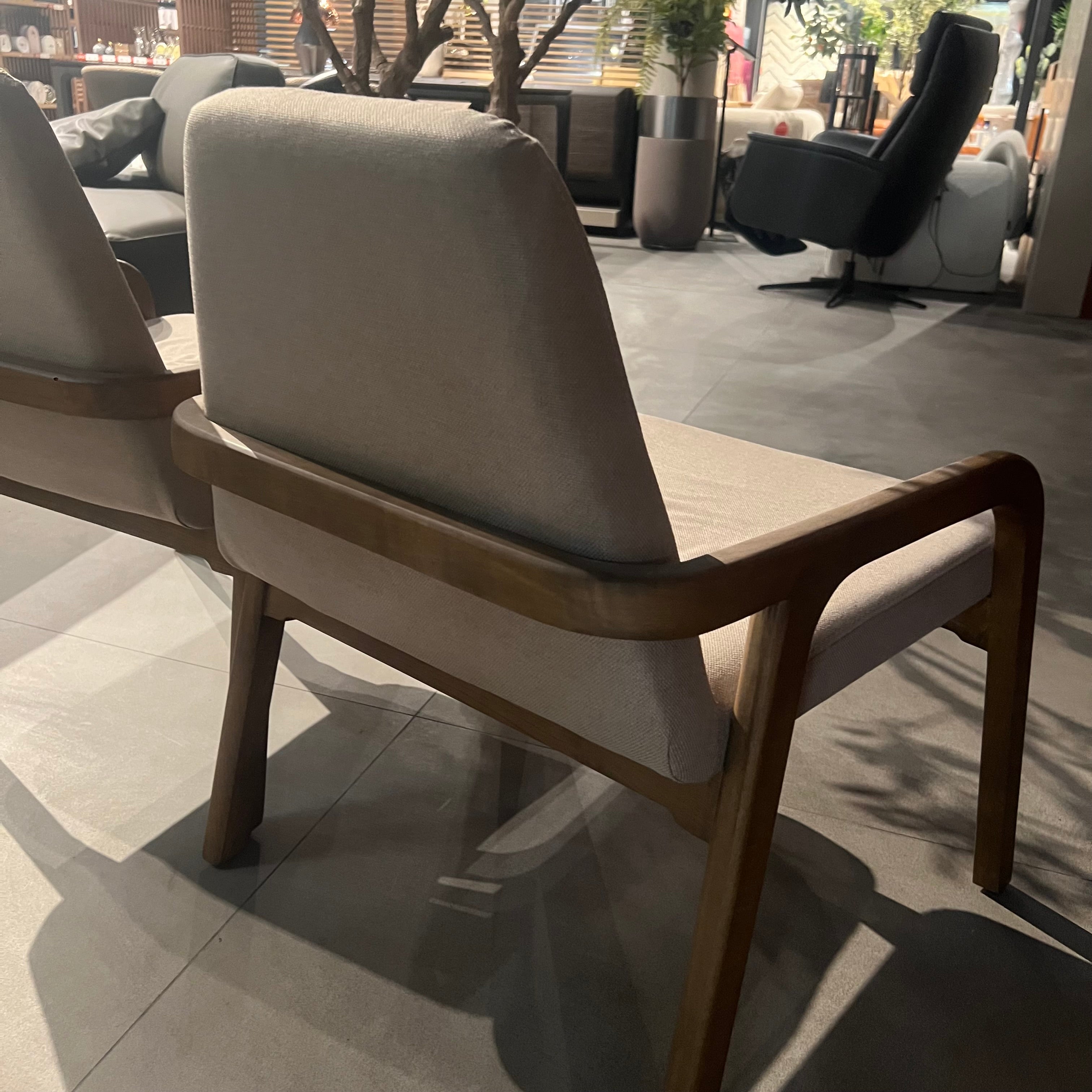 Display Item - Natura Solid Ash Wood Lounge Chair Naturalounge-W-28903 Lowarm Nakheel - DISPLAY ITEM - ebarza Furniture UAE | Shop Modern Furniture in Abu Dhabi & Dubai - مفروشات ايبازرا في الامارات | تسوق اثاث عصري وديكورات مميزة في دبي وابوظبي