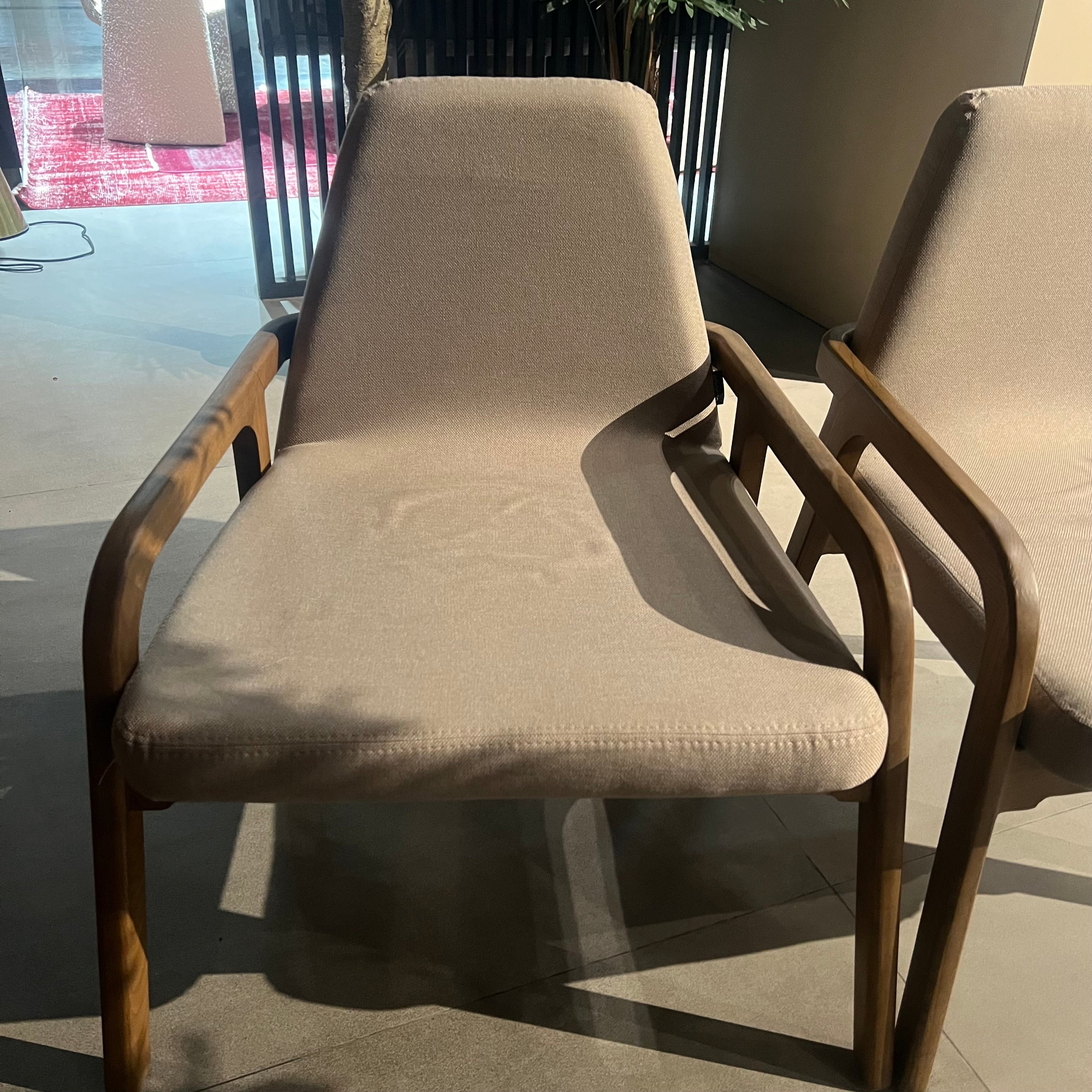 Display Item - Natura Solid Ash Wood Lounge Chair Naturalounge-W-28903 Lowarm Nakheel - DISPLAY ITEM - ebarza Furniture UAE | Shop Modern Furniture in Abu Dhabi & Dubai - مفروشات ايبازرا في الامارات | تسوق اثاث عصري وديكورات مميزة في دبي وابوظبي