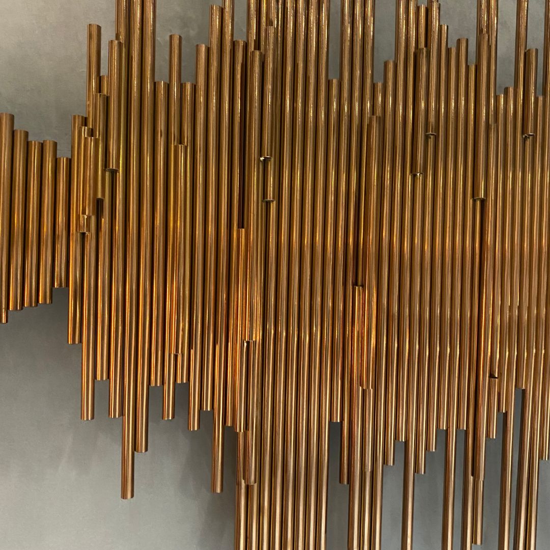 Display Item - Radio Wave Handcrafted Stainless Steel Artwork Bg2020120 Nakheel - DISPLAY ITEM - ebarza Furniture UAE | Shop Modern Furniture in Abu Dhabi & Dubai - مفروشات ايبازرا في الامارات | تسوق اثاث عصري وديكورات مميزة في دبي وابوظبي