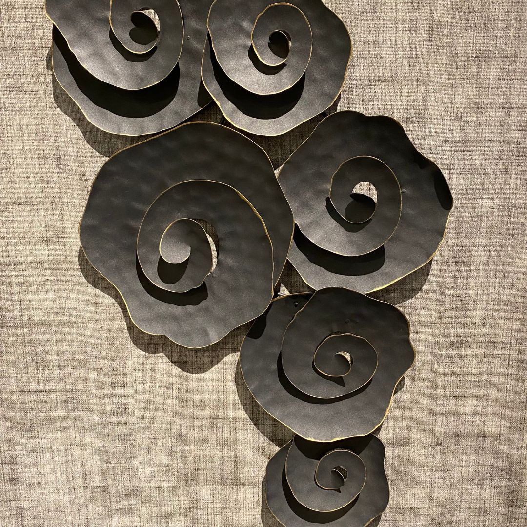 Display Item - Rose Wall Decor 111.76 Cm - Black 14751 Nakheel - DISPLAY ITEM - ebarza Furniture UAE | Shop Modern Furniture in Abu Dhabi & Dubai - مفروشات ايبازرا في الامارات | تسوق اثاث عصري وديكورات مميزة في دبي وابوظبي