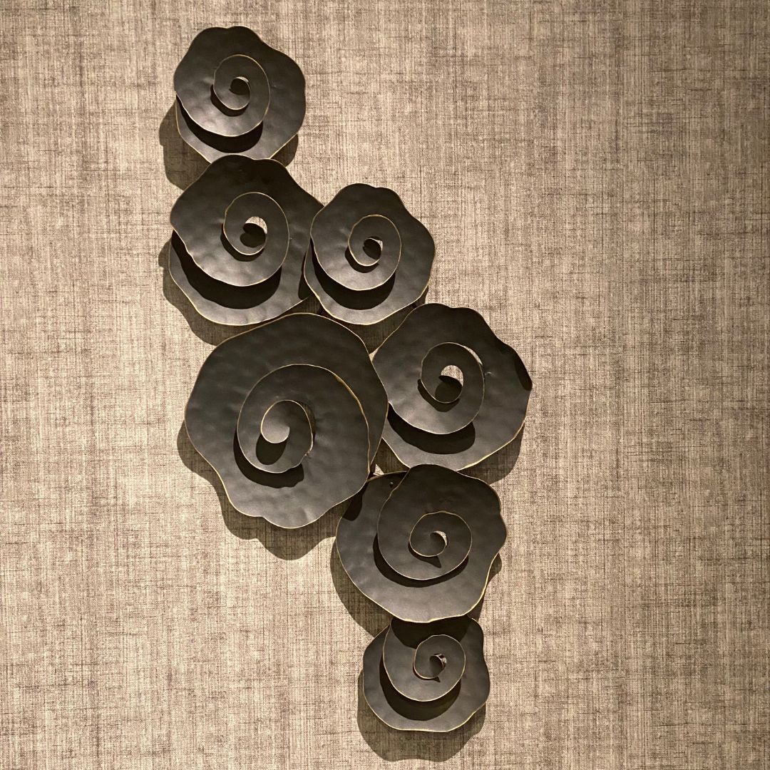 Display Item - Rose Wall Decor 111.76 Cm - Black 14751 Nakheel - DISPLAY ITEM - ebarza Furniture UAE | Shop Modern Furniture in Abu Dhabi & Dubai - مفروشات ايبازرا في الامارات | تسوق اثاث عصري وديكورات مميزة في دبي وابوظبي