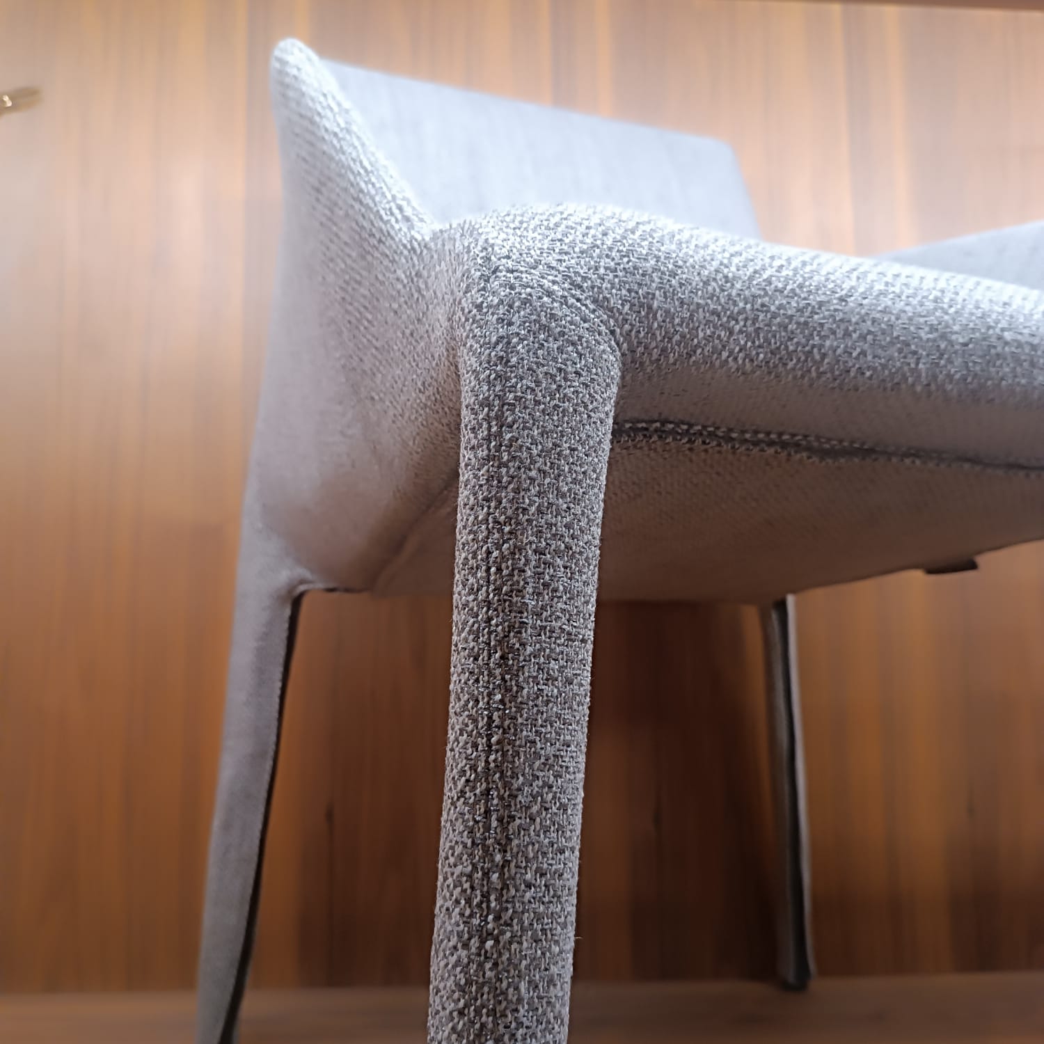Display image of the Sandra Chair DC005YAS by Beacon, showcasing its modern design and sleek seating with a sturdy frame.