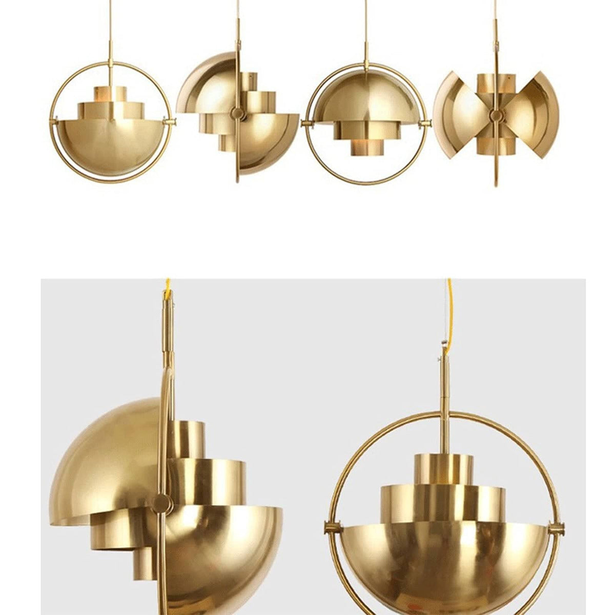 Display of BEACON Skara Pendant Lamp in black with a modern design, showcasing its sleek hanging fixture.