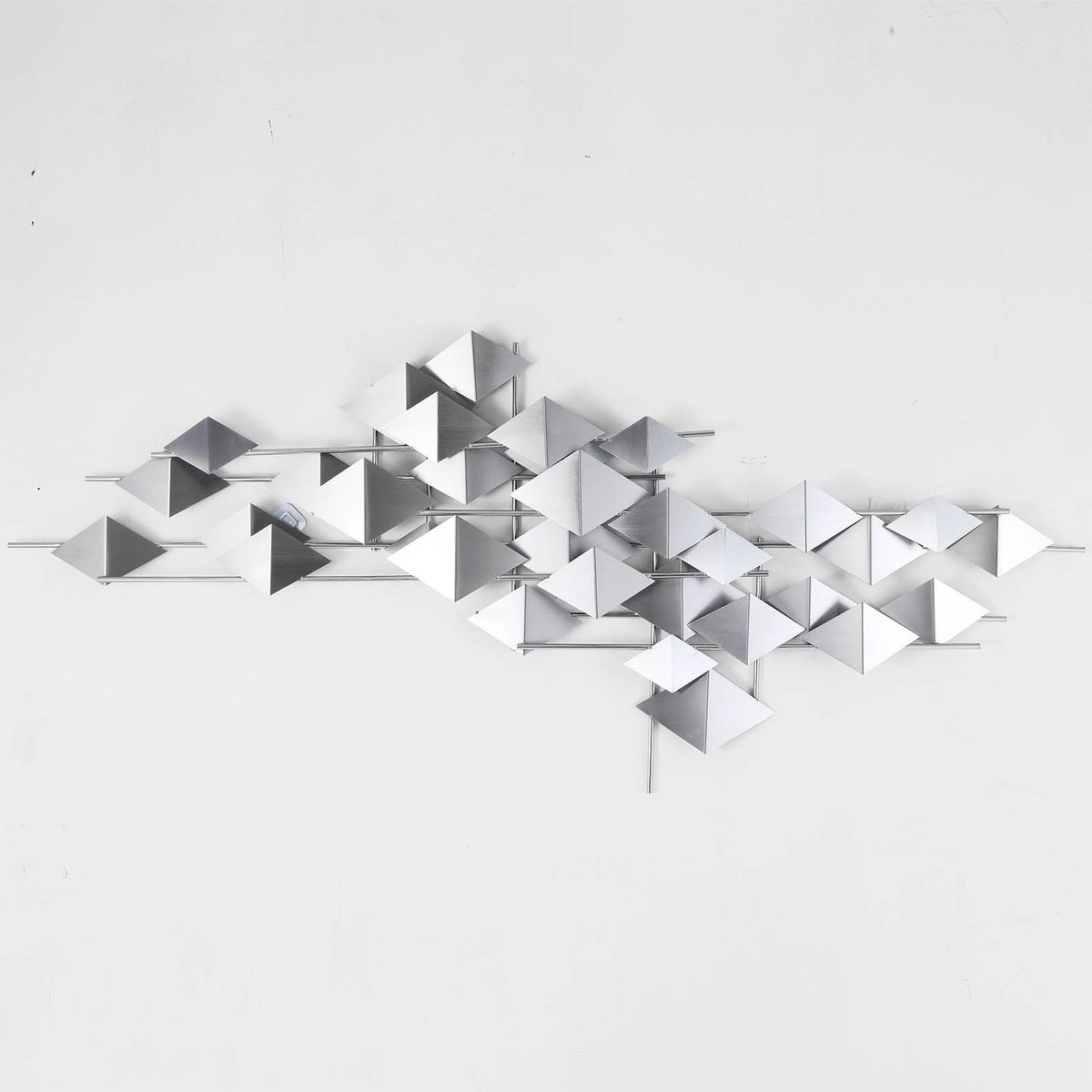 Display Item - The Silver Flock Handcrafted Stainless Steel Artwork Z08023-Ch Nakheel - DISPLAY ITEM - ebarza Furniture UAE | Shop Modern Furniture in Abu Dhabi & Dubai - مفروشات ايبازرا في الامارات | تسوق اثاث عصري وديكورات مميزة في دبي وابوظبي