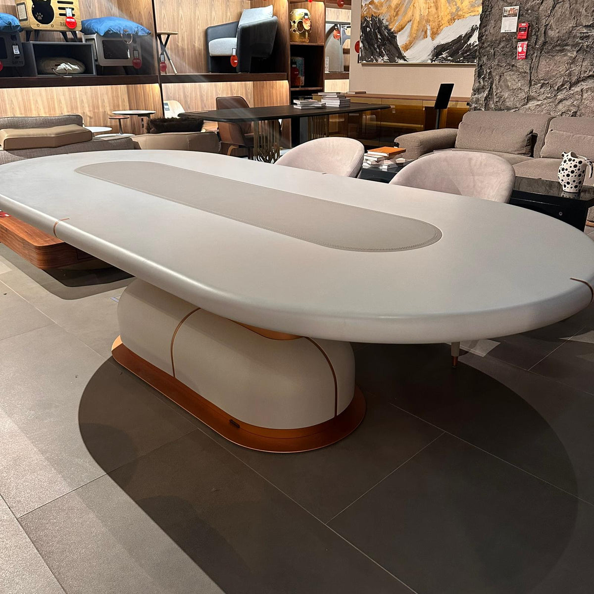 Display Item - Tulip Dining Table 260*120 CM MASTLP001-YAS - DISPLAY ITEM - ebarza Furniture UAE | Shop Modern Furniture in Abu Dhabi & Dubai - مفروشات ايبازرا في الامارات | تسوق اثاث عصري وديكورات مميزة في دبي وابوظبي