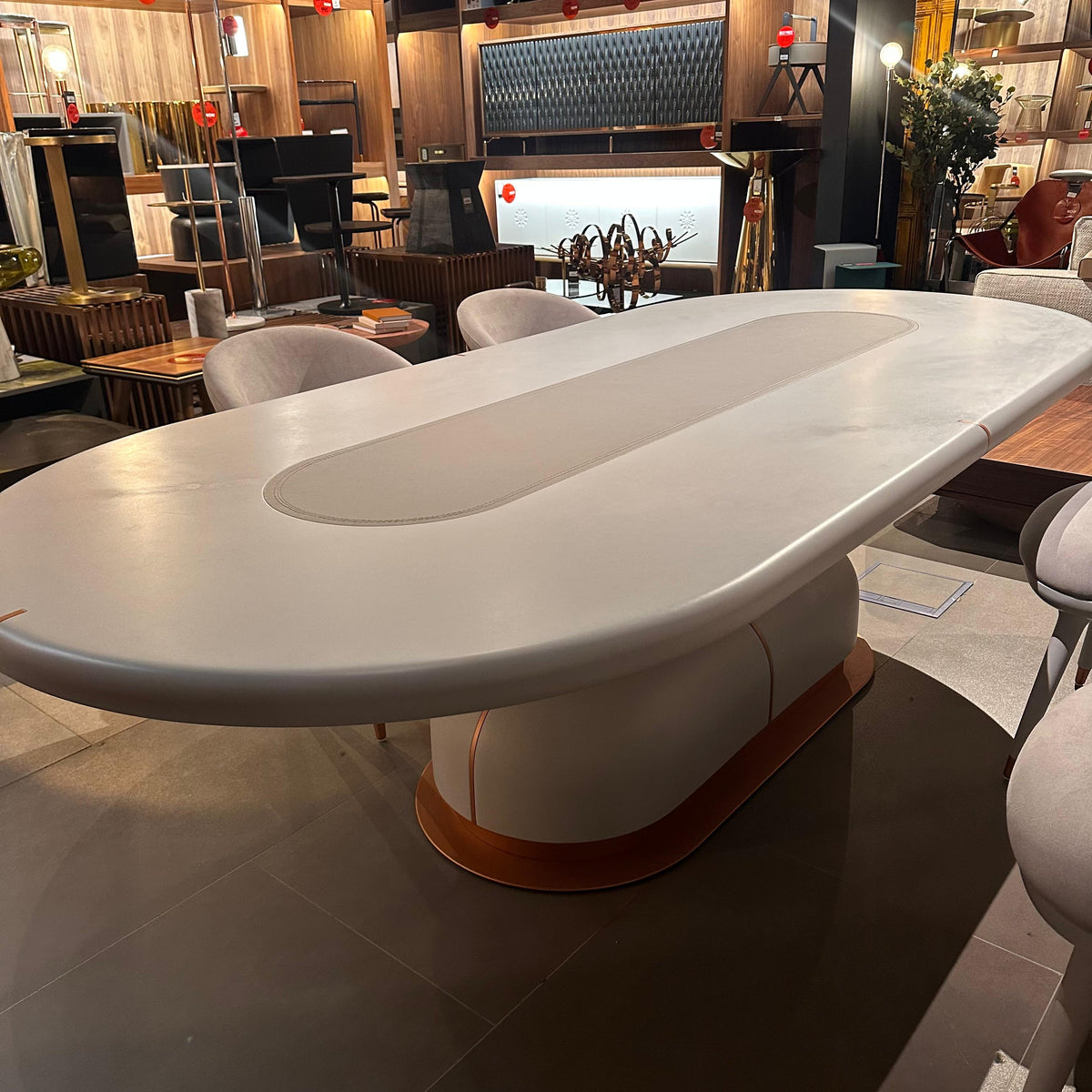 Display Item - Tulip Dining Table 260*120 CM MASTLP001-YAS - DISPLAY ITEM - ebarza Furniture UAE | Shop Modern Furniture in Abu Dhabi & Dubai - مفروشات ايبازرا في الامارات | تسوق اثاث عصري وديكورات مميزة في دبي وابوظبي