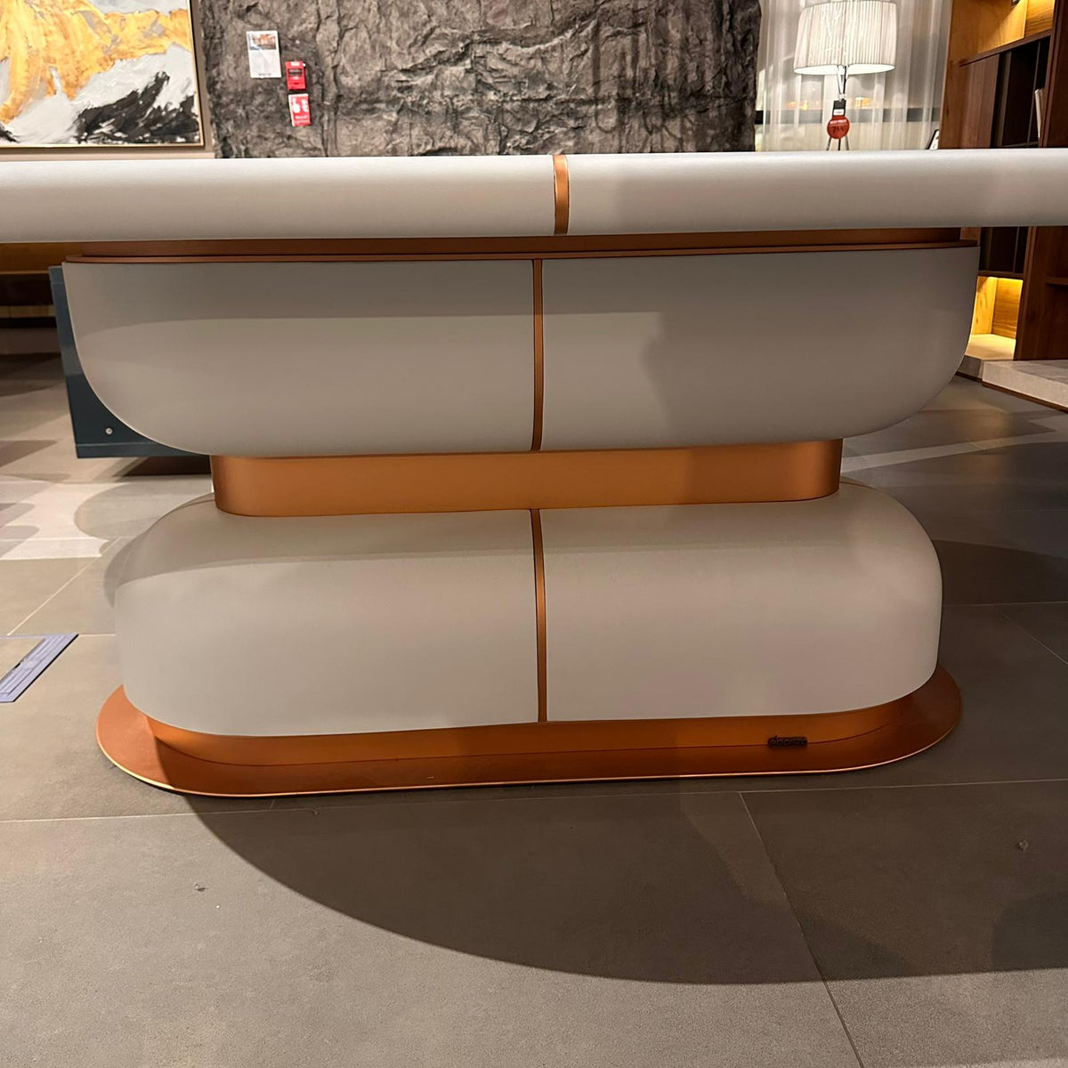 Display Item - Tulip Dining Table 260*120 CM MASTLP001-YAS - DISPLAY ITEM - ebarza Furniture UAE | Shop Modern Furniture in Abu Dhabi & Dubai - مفروشات ايبازرا في الامارات | تسوق اثاث عصري وديكورات مميزة في دبي وابوظبي