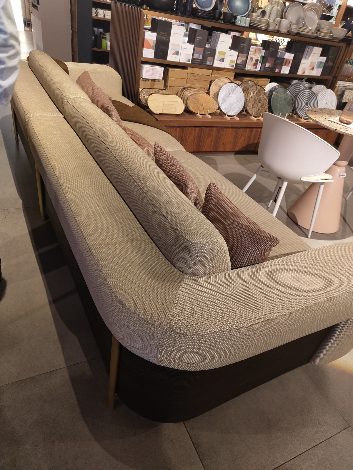 Display Item - Vega 4 Seater Sofa 300cm KOLVEGD01YAS - DISPLAY ITEM - ebarza Furniture UAE | Shop Modern Furniture in Abu Dhabi & Dubai - مفروشات ايبازرا في الامارات | تسوق اثاث عصري وديكورات مميزة في دبي وابوظبي