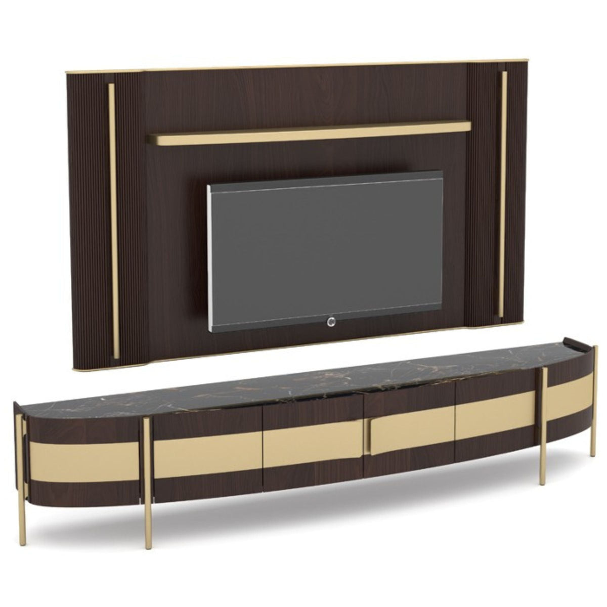 Display Item - Vega TV Unit 268cm TVAVEG001Nakheel - DISPLAY ITEM - ebarza Furniture UAE | Shop Modern Furniture in Abu Dhabi & Dubai - مفروشات ايبازرا في الامارات | تسوق اثاث عصري وديكورات مميزة في دبي وابوظبي