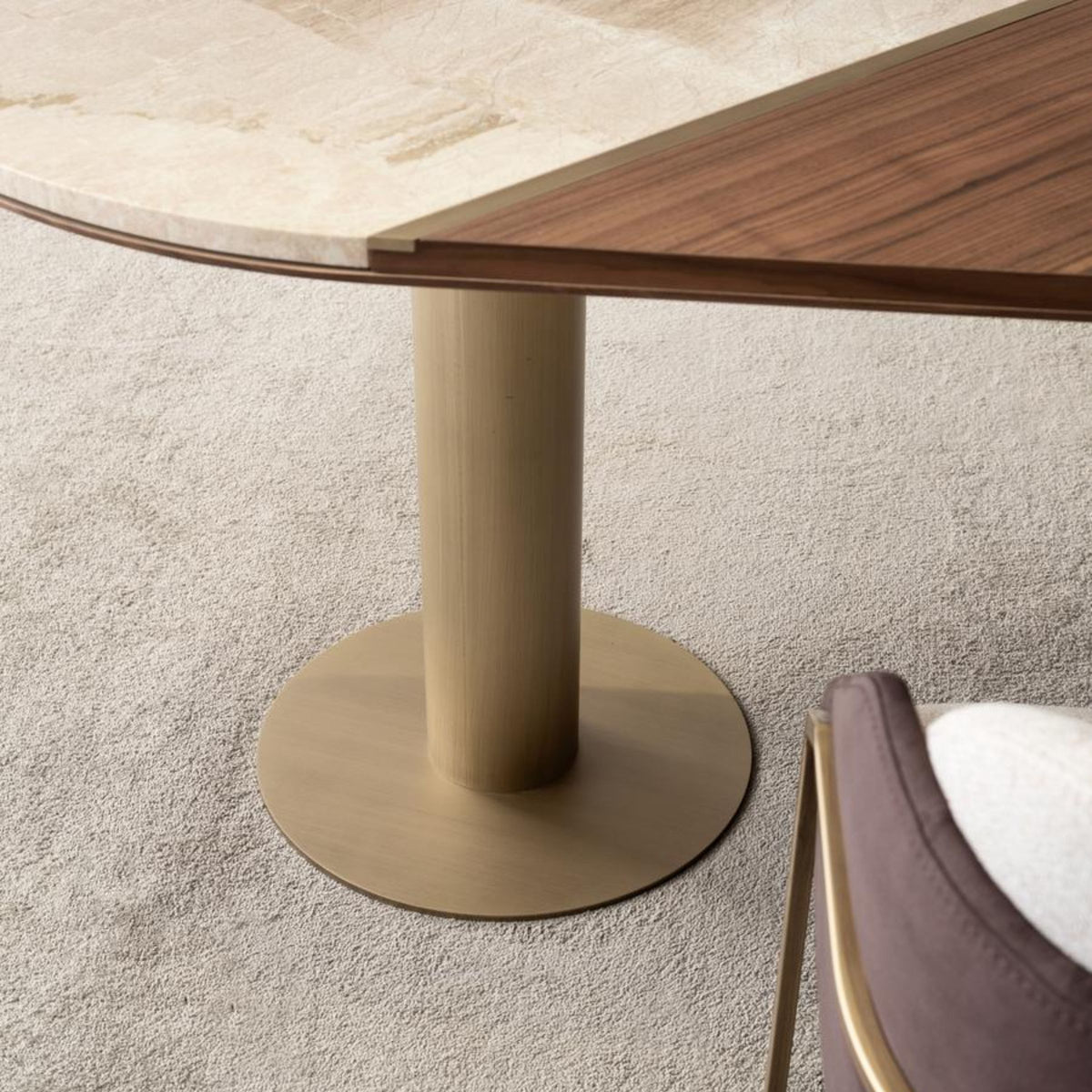 Display image of ORIX wagon dining table model Orxwgn-Dtable, showcasing its rustic wooden design and spacious surface.