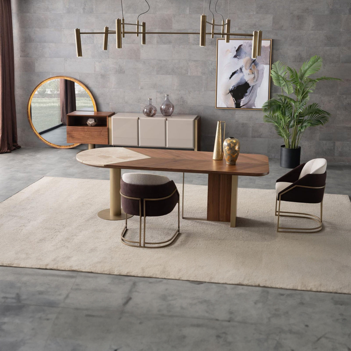 Modern ORIX Wagon Sideboard or console with sleek wooden finish, featuring spacious storage and contemporary design.