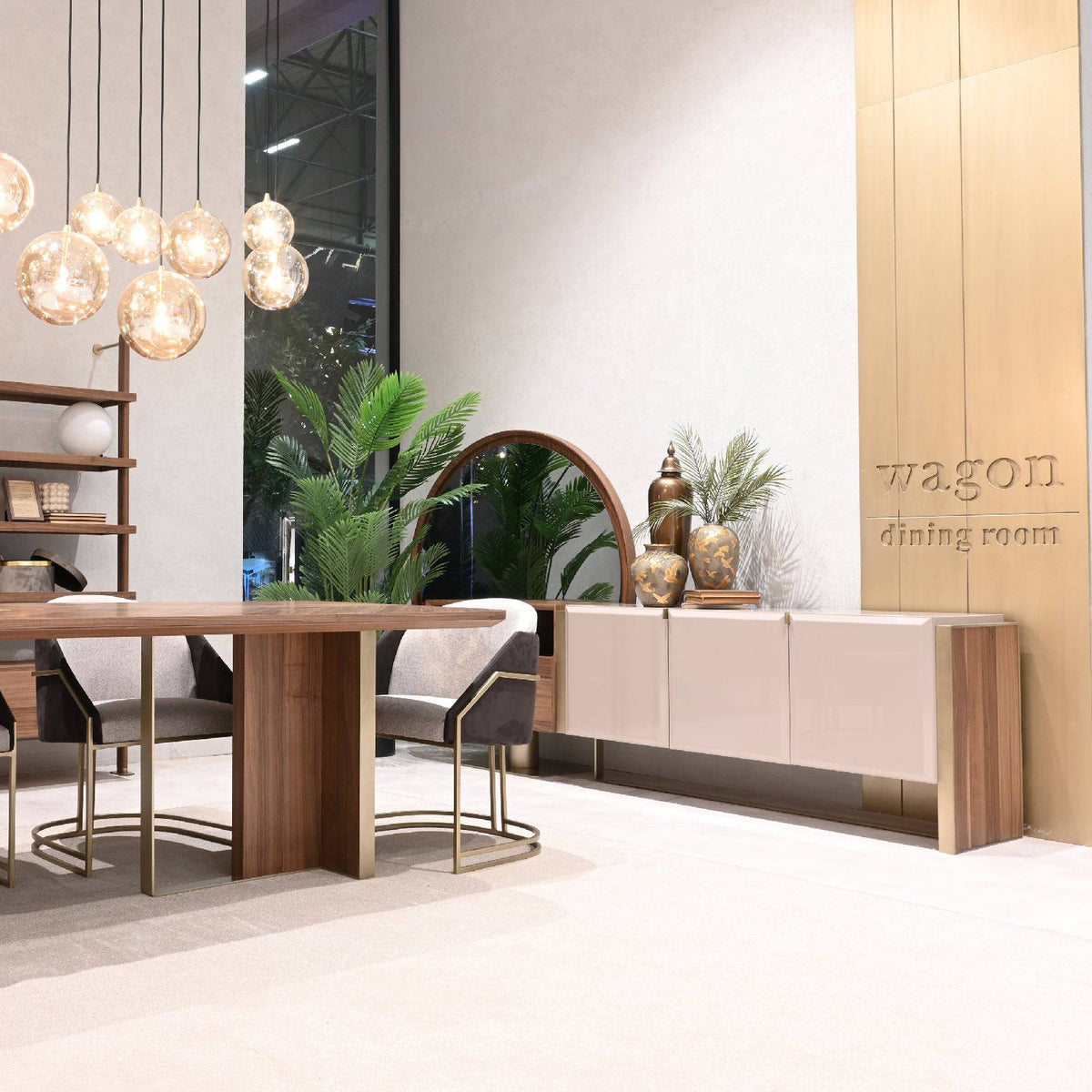 ORIX Wagon Sideboard or Console with sleek wood finish, featuring spacious storage and modern design for living room decor.