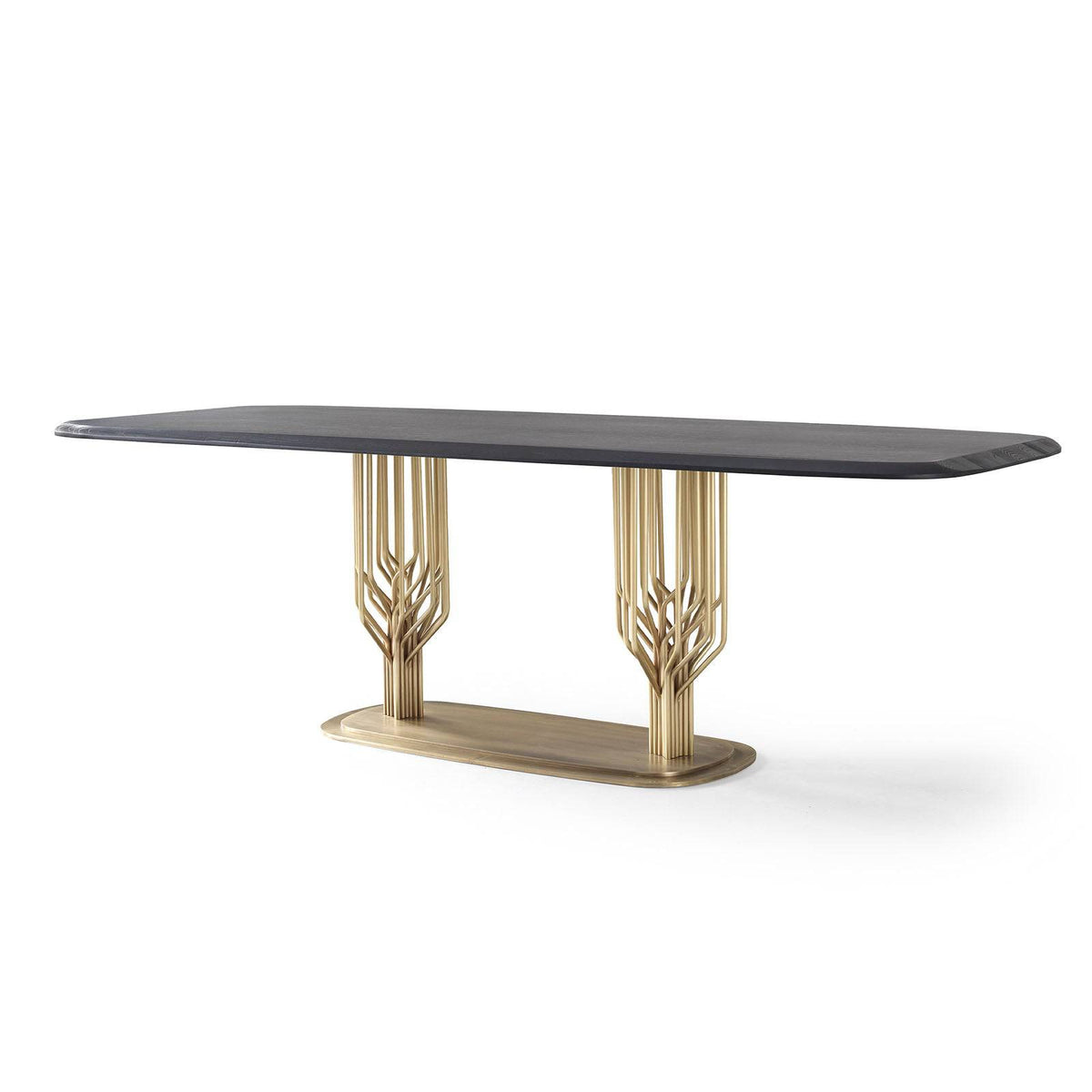Display of the Bug Dining Table Bug-240 by LODA Furniture, showcasing the modern wooden dining table with clean lines.