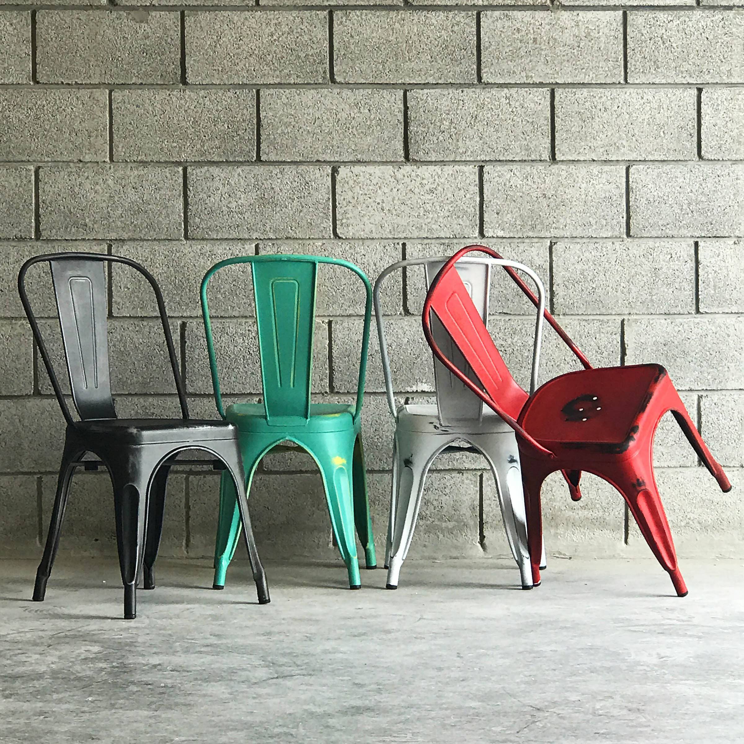 Distressed Antique Vintage Dinning Chair T01-Bl Mc-001R-Gr - Chairs - ebarza Furniture UAE | Shop Modern Furniture in Abu Dhabi & Dubai - مفروشات ايبازرا في الامارات | تسوق اثاث عصري وديكورات مميزة في دبي وابوظبي