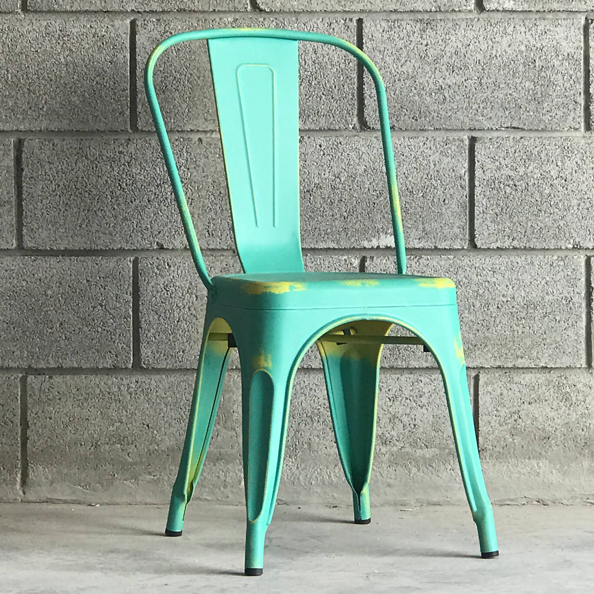 Distressed Antique Vintage Dinning Chair T01-Bl Mc-001R-Gr - Chairs - ebarza Furniture UAE | Shop Modern Furniture in Abu Dhabi & Dubai - مفروشات ايبازرا في الامارات | تسوق اثاث عصري وديكورات مميزة في دبي وابوظبي