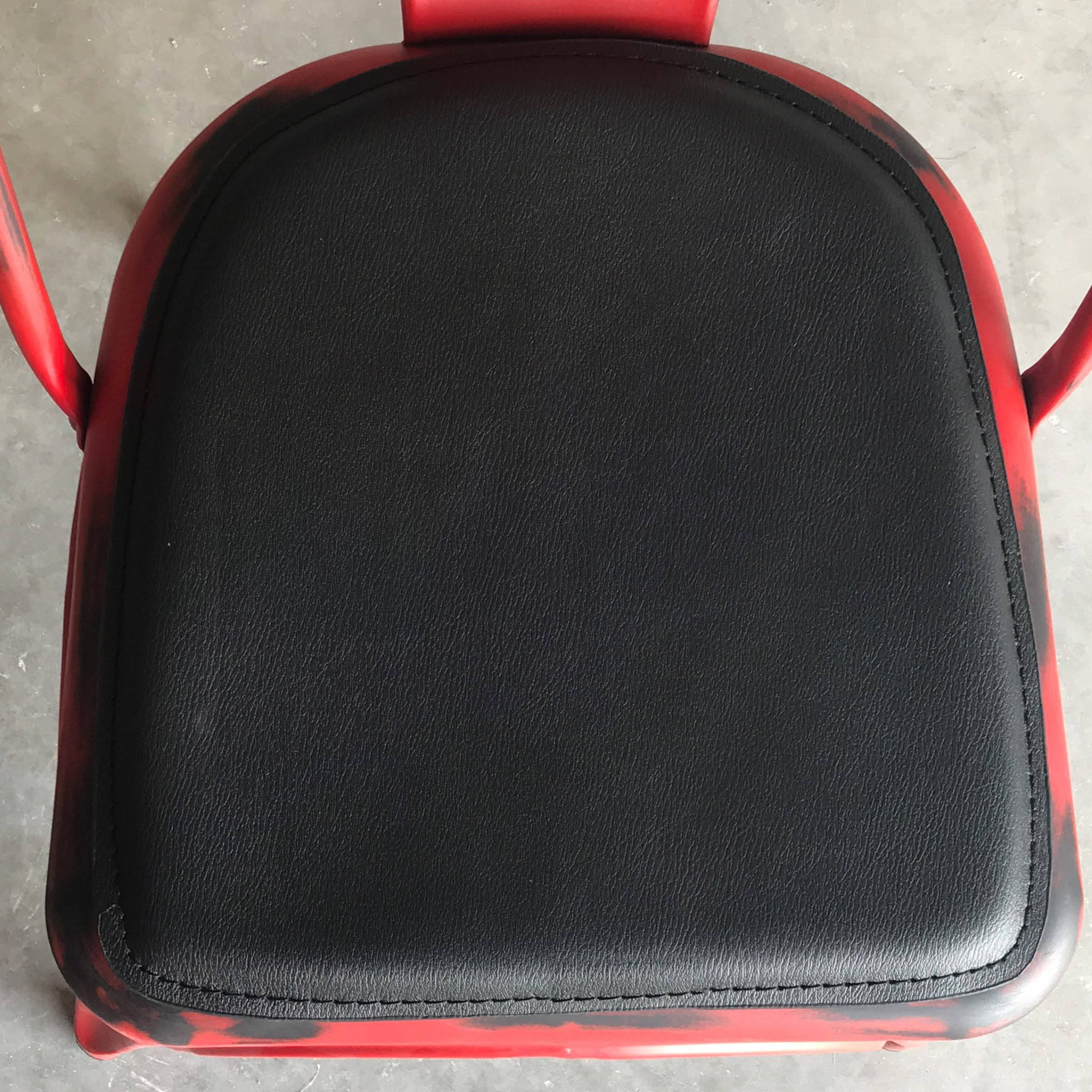 Distressed Antique Vintage Dinning Chair T01-Re Mc-001R-Red - Chairs - ebarza Furniture UAE | Shop Modern Furniture in Abu Dhabi & Dubai - مفروشات ايبازرا في الامارات | تسوق اثاث عصري وديكورات مميزة في دبي وابوظبي