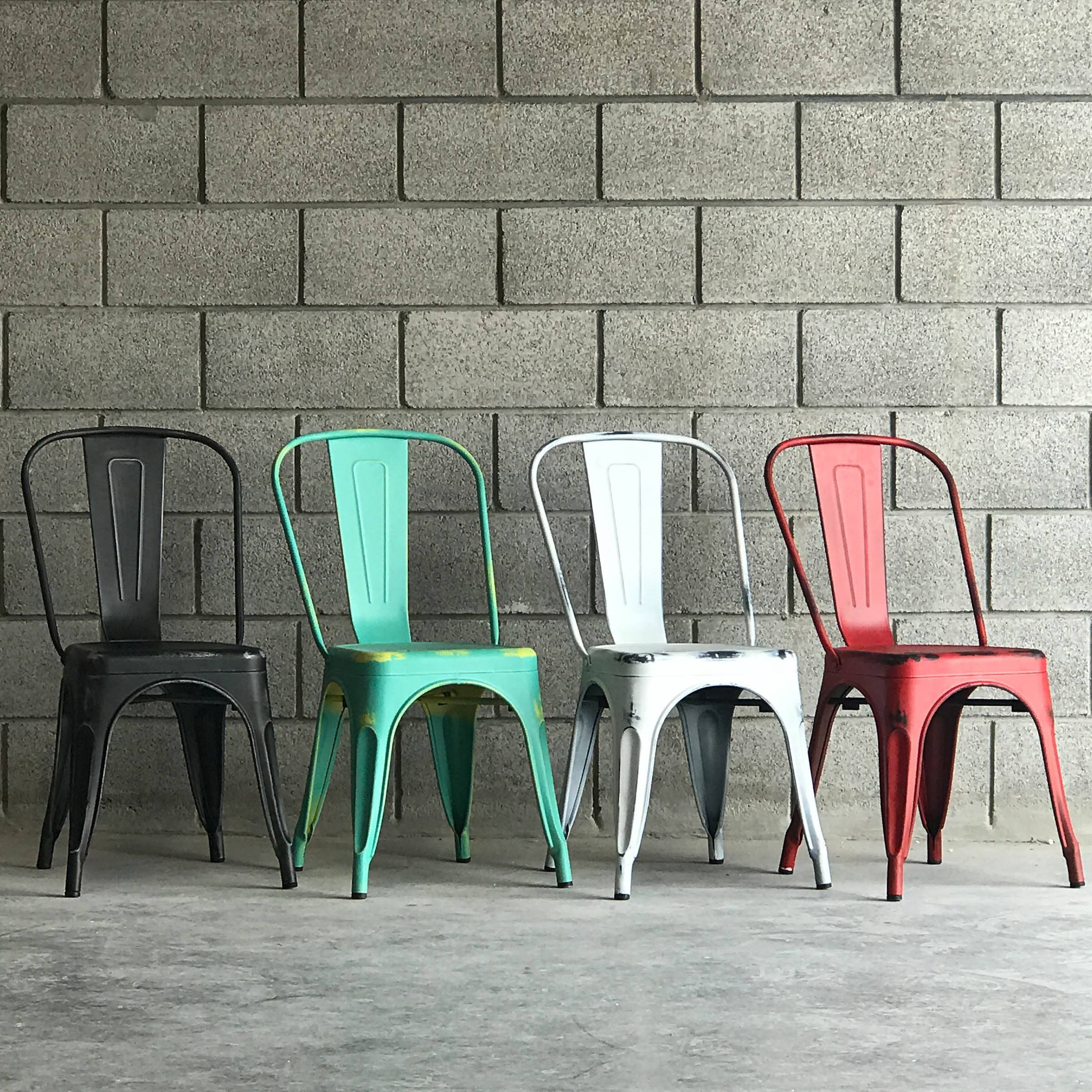 Distressed Antique Vintage Dinning Chair T01-Wa Mc-001R - Chairs - ebarza Furniture UAE | Shop Modern Furniture in Abu Dhabi & Dubai - مفروشات ايبازرا في الامارات | تسوق اثاث عصري وديكورات مميزة في دبي وابوظبي