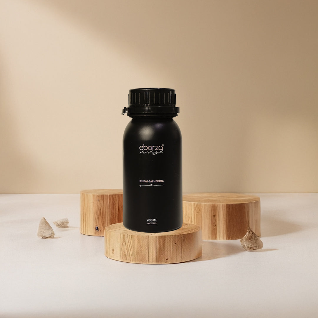 Dubai Gathering Essential Oil by BEACON, 200ml bottle, featuring natural aromatic essential oil for wellness and relaxation.