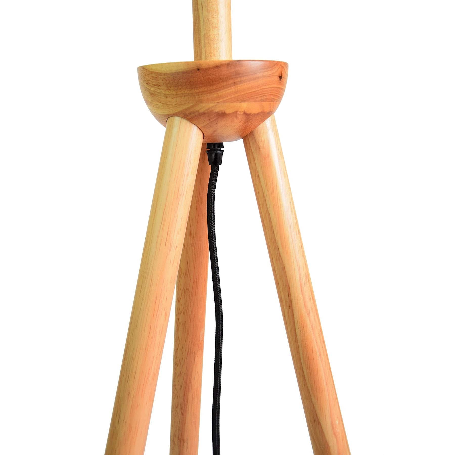 Eames Solid Wood Floor Lamp Bpld009-N -  Floor Lamps | مصباح أرضي من الخشب الصلب ايميس - ebarza Furniture UAE | Shop Modern Furniture in Abu Dhabi & Dubai - مفروشات ايبازرا في الامارات | تسوق اثاث عصري وديكورات مميزة في دبي وابوظبي