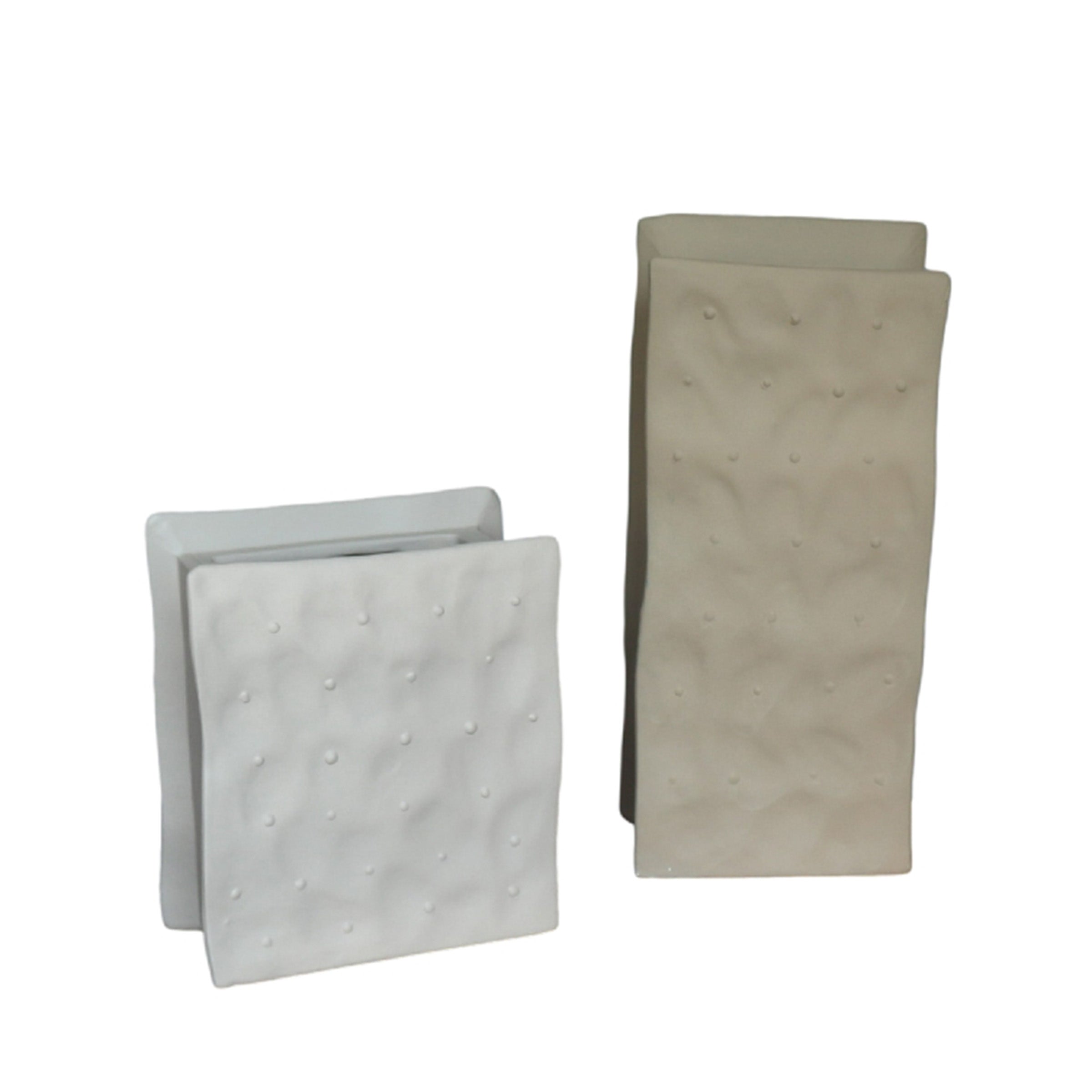 Light brown textured ceramic vase from BEACON, with earthy finish, ideal for decorative display or floral arrangements.