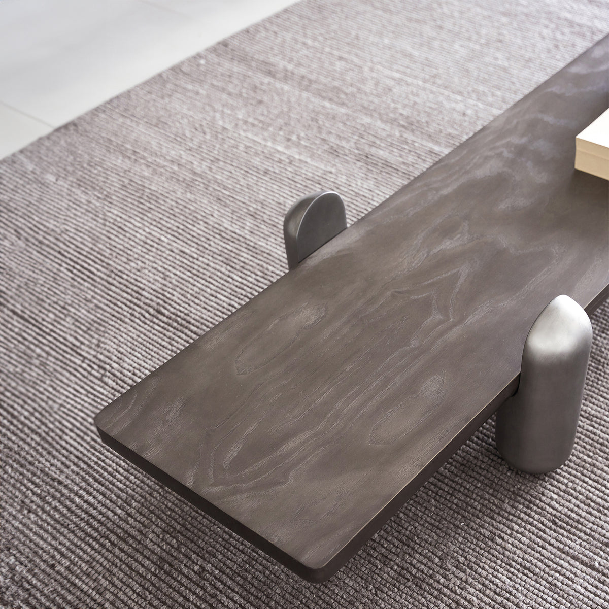 Ebarza Coffee Table BMBO-CJ80206 by BEACON, modern wood and metal coffee table with clean lines and minimalist design.
