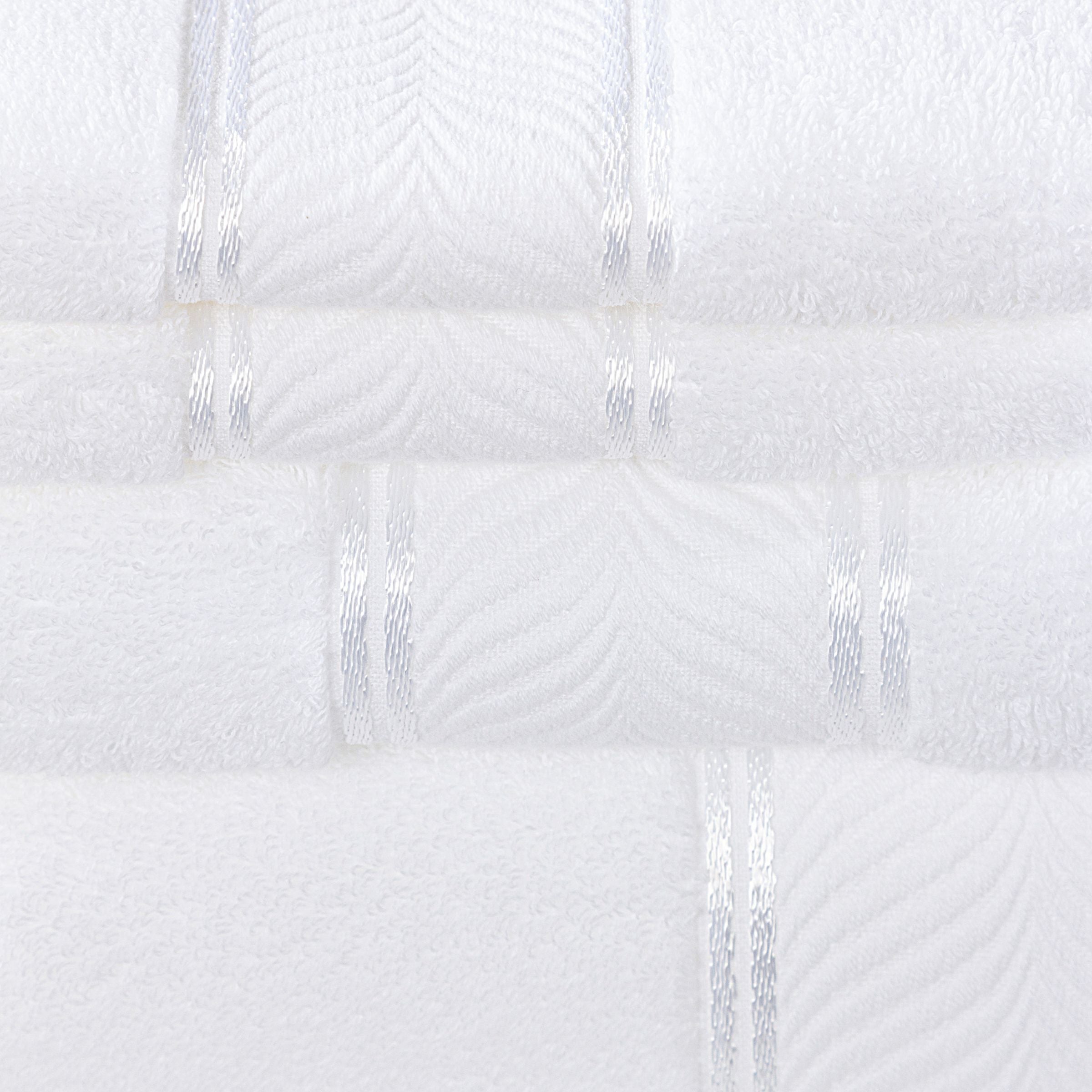 ebarza Shinning Towel Set EBTS-002 - Towels - ebarza Furniture UAE | Shop Modern Furniture in Abu Dhabi & Dubai - مفروشات ايبازرا في الامارات | تسوق اثاث عصري وديكورات مميزة في دبي وابوظبي