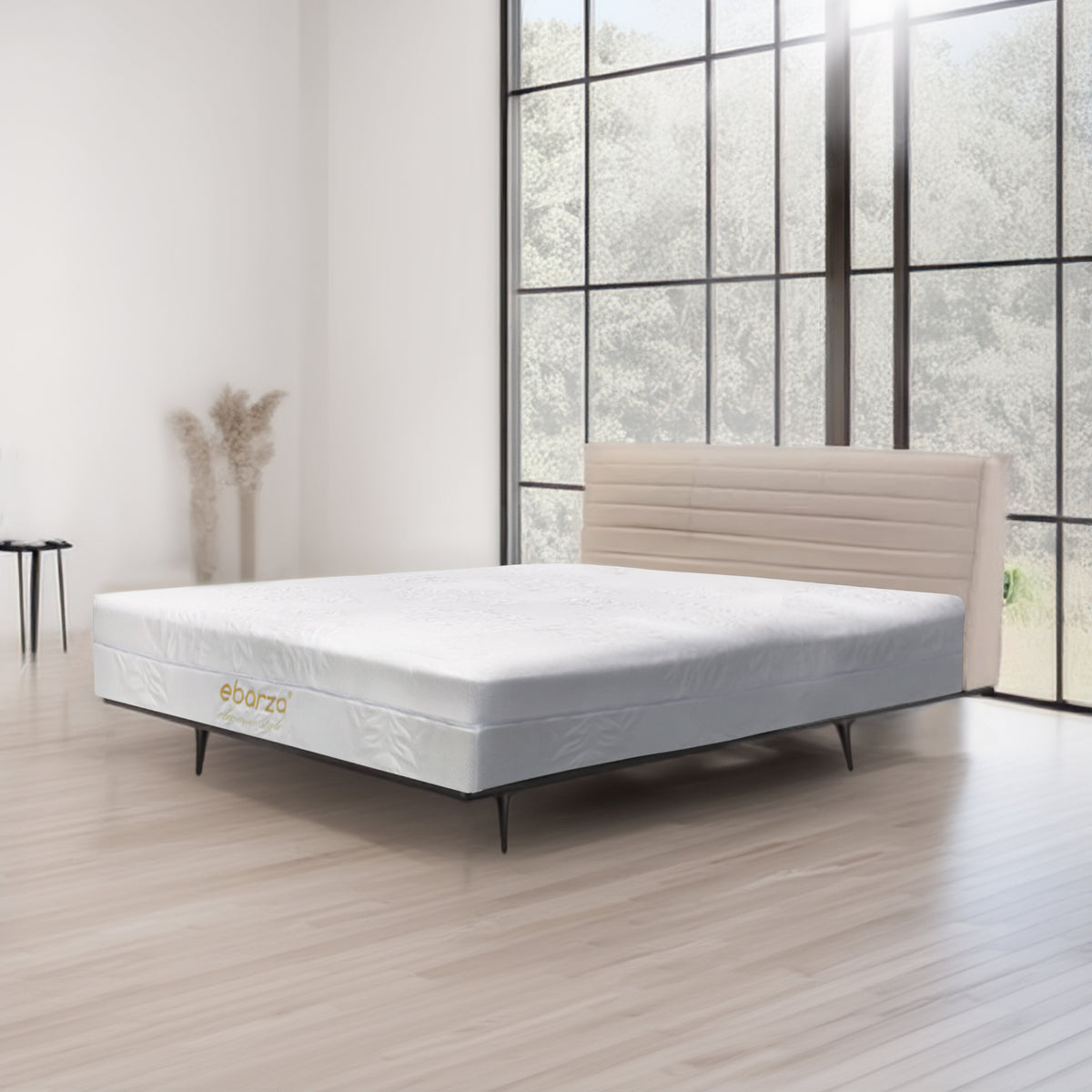 Ebarza Smart Queen Size Mattress 160x200 cm from BEACON, featuring a comfortable, modern design for restful sleep.
