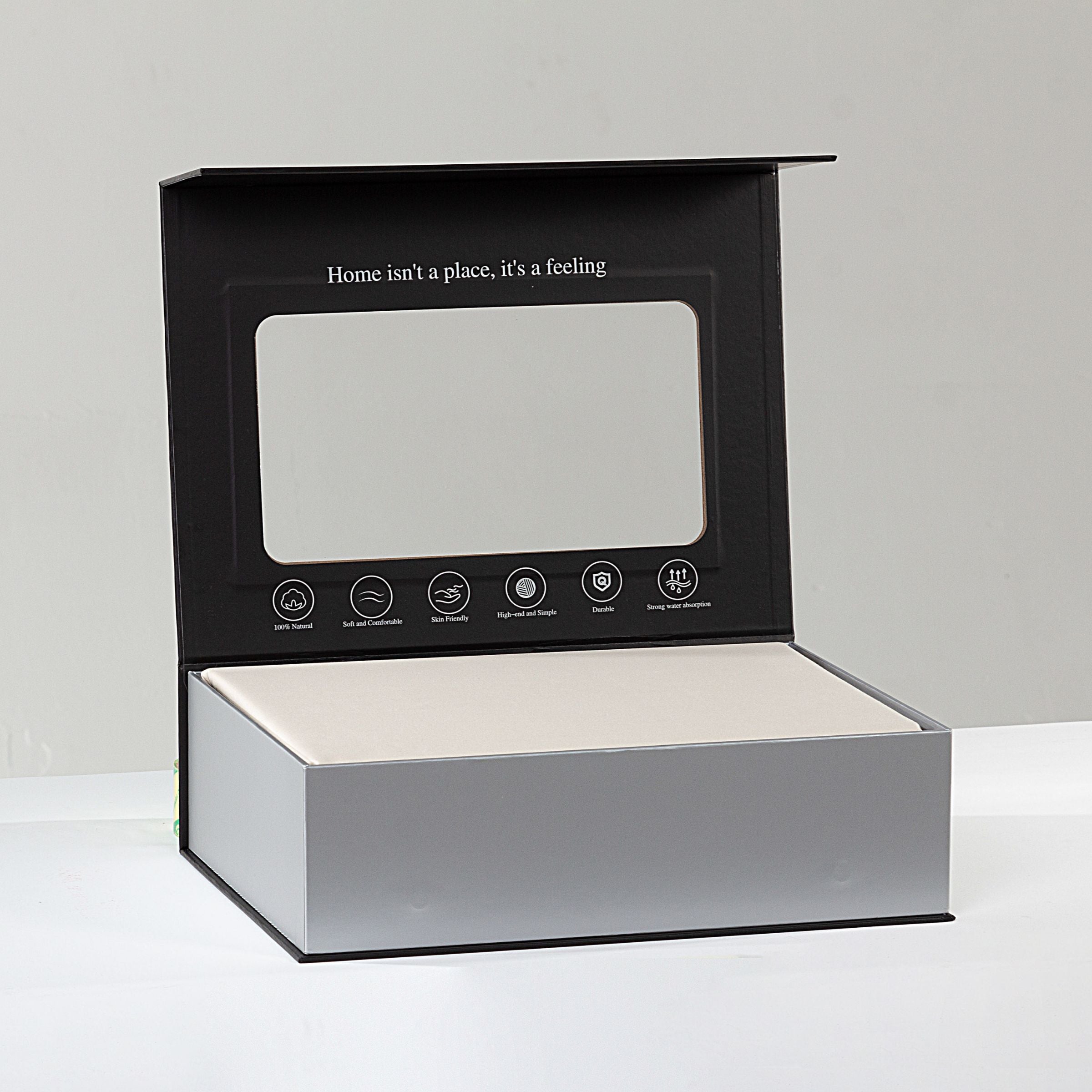 ebarza Beige Bedding Set 245x260/220x240/60x88cm EBBS-004-BEIGE - Bedding - ebarza Furniture UAE | Shop Modern Furniture in Abu Dhabi & Dubai - مفروشات ايبازرا في الامارات | تسوق اثاث عصري وديكورات مميزة في دبي وابوظبي