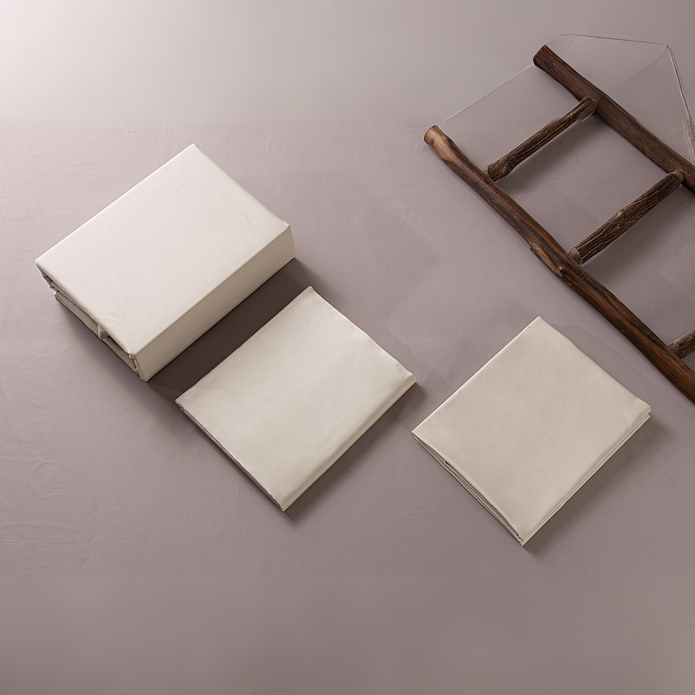 ebarza Beige Bedding Set 245x260/220x240/60x88cm EBBS-004-BEIGE - Bedding - ebarza Furniture UAE | Shop Modern Furniture in Abu Dhabi & Dubai - مفروشات ايبازرا في الامارات | تسوق اثاث عصري وديكورات مميزة في دبي وابوظبي