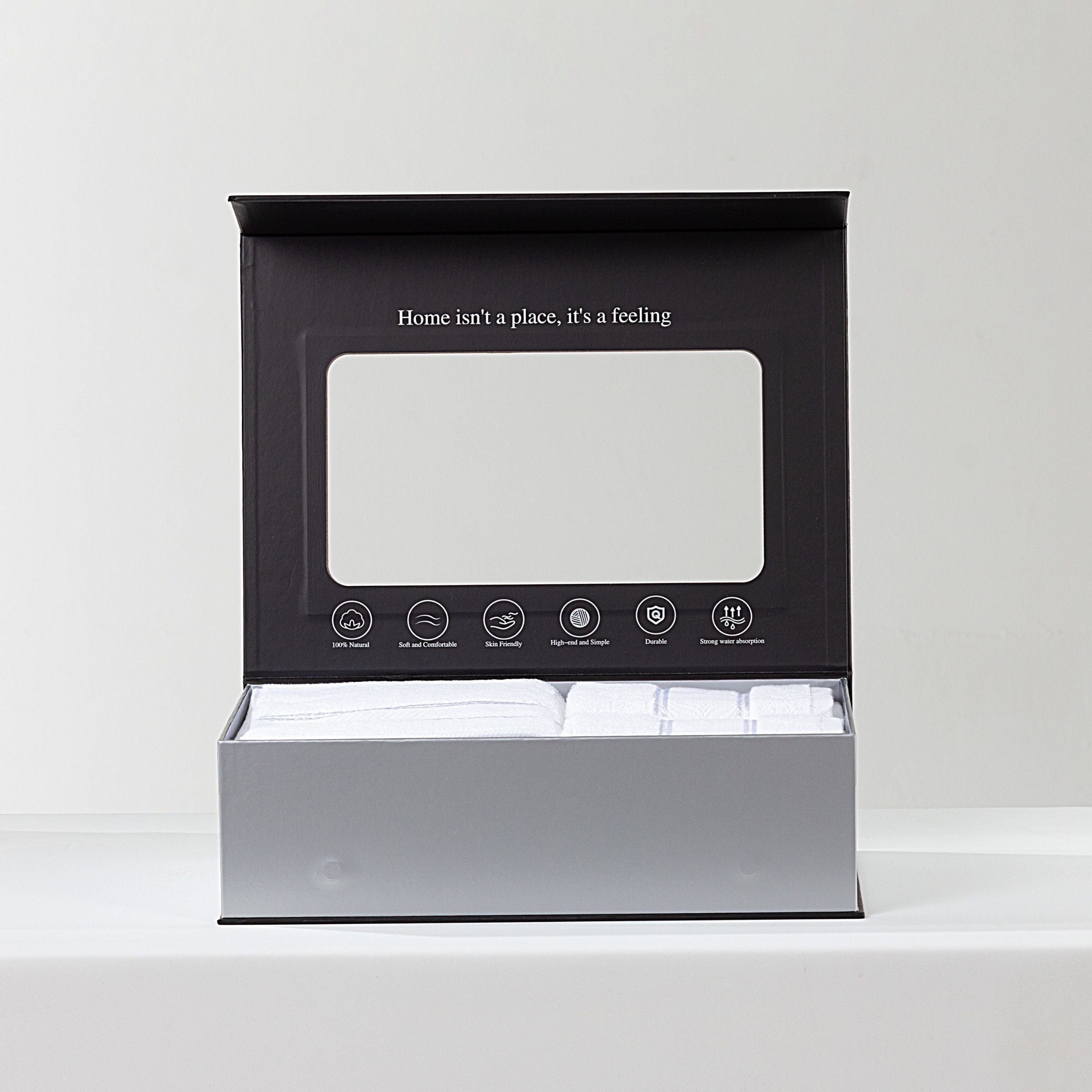 ebarza Shinning Towel Set EBTS-002 - Towels - ebarza Furniture UAE | Shop Modern Furniture in Abu Dhabi & Dubai - مفروشات ايبازرا في الامارات | تسوق اثاث عصري وديكورات مميزة في دبي وابوظبي