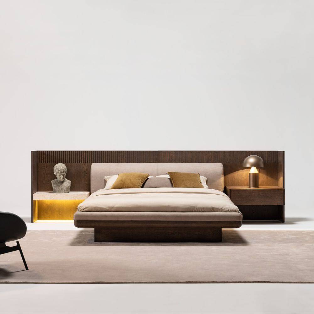 Display Item - Edessa Bedstead With 1X Nightstand Edsa-Bed-YAS - DISPLAY ITEM - ebarza Furniture UAE | Shop Modern Furniture in Abu Dhabi & Dubai - مفروشات ايبازرا في الامارات | تسوق اثاث عصري وديكورات مميزة في دبي وابوظبي