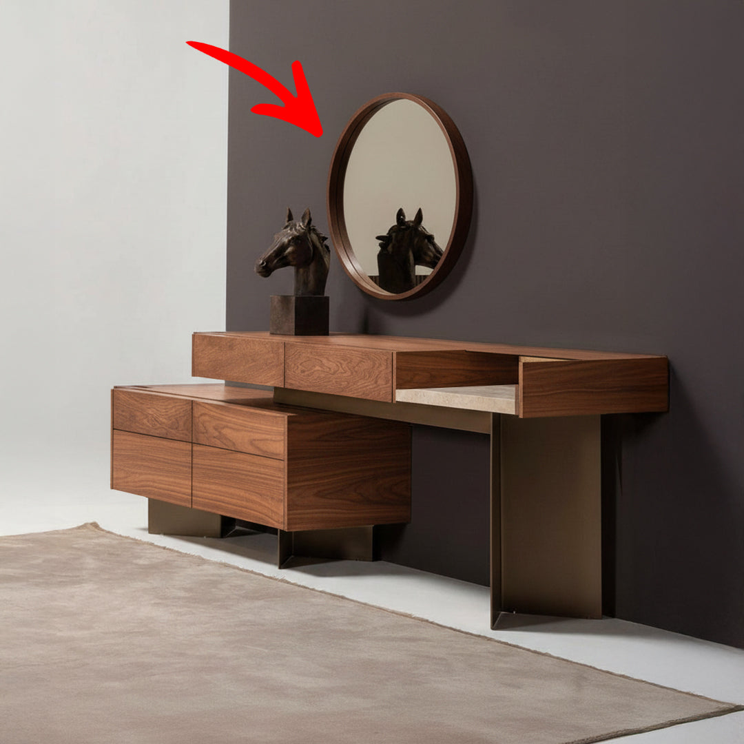 Edessa Mirror Edsa-Mirr - Mirrors - ebarza Furniture UAE | Shop Modern Furniture in Abu Dhabi & Dubai - مفروشات ايبازرا في الامارات | تسوق اثاث عصري وديكورات مميزة في دبي وابوظبي