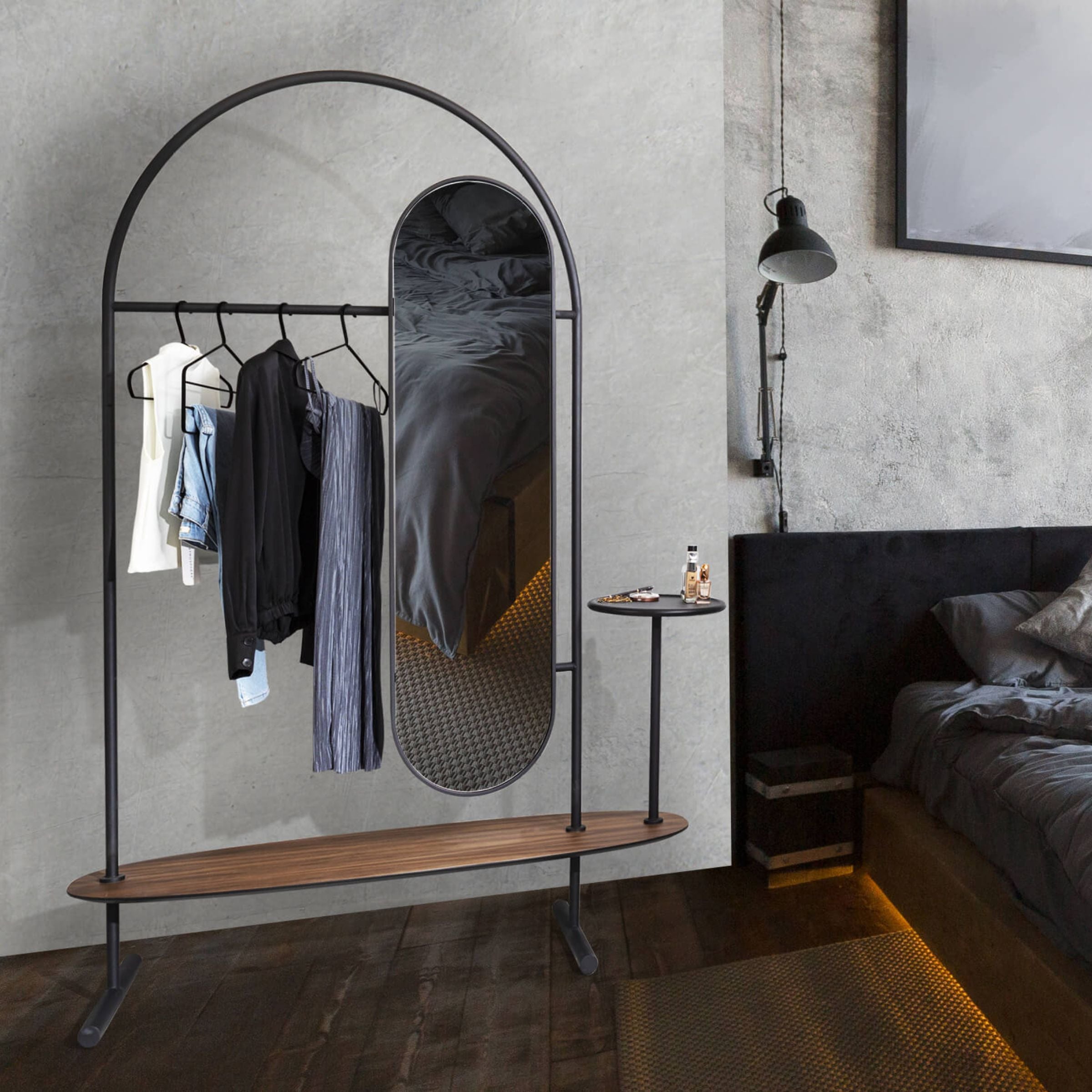 Electra Mirror EM001-TG - Dressers and Mirrors - ebarza Furniture UAE | Shop Modern Furniture in Abu Dhabi & Dubai - مفروشات ايبازرا في الامارات | تسوق اثاث عصري وديكورات مميزة في دبي وابوظبي