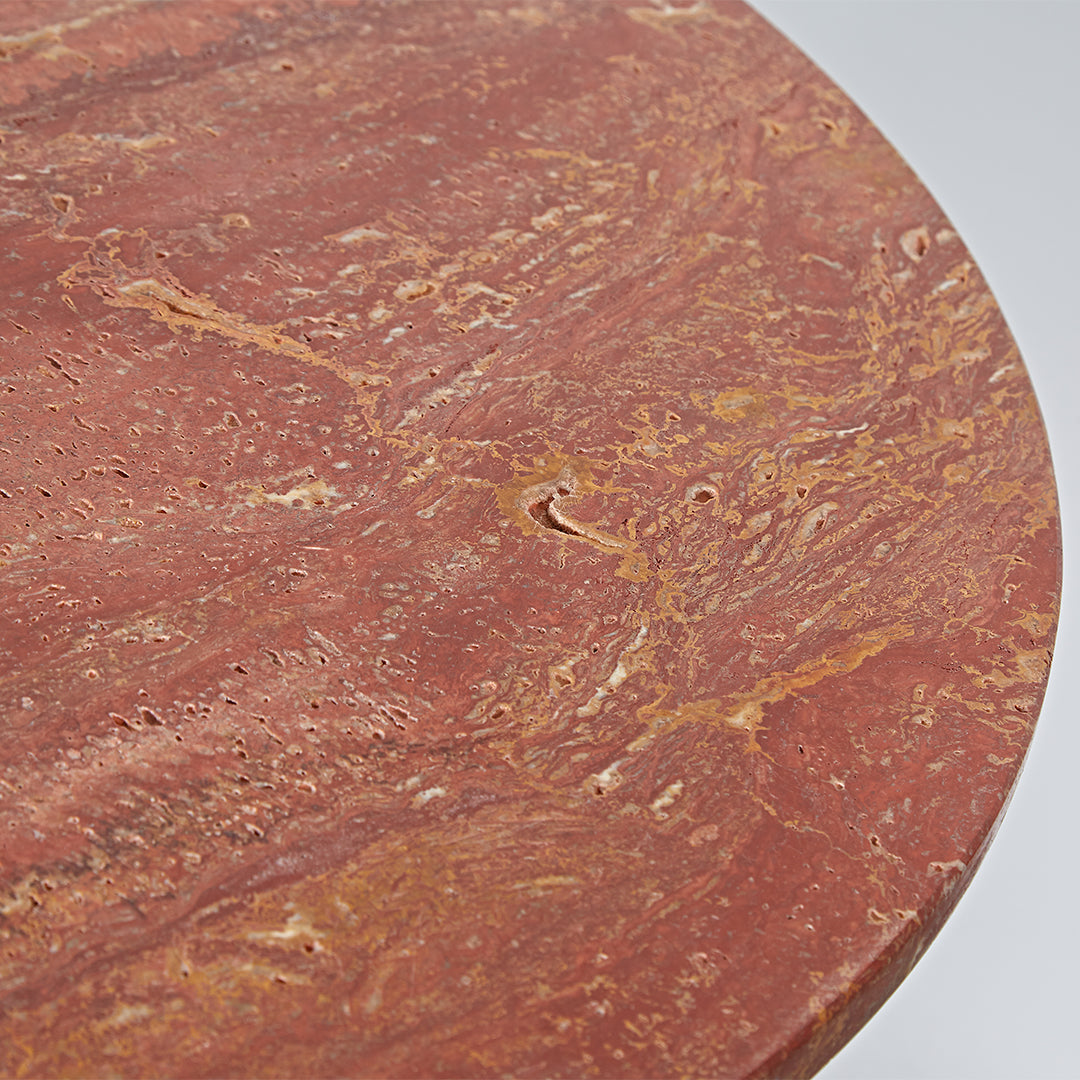 Elysian Travertine Dining Table JA043-C - Dining Tables - ebarza Furniture UAE | Shop Modern Furniture in Abu Dhabi & Dubai - مفروشات ايبازرا في الامارات | تسوق اثاث عصري وديكورات مميزة في دبي وابوظبي