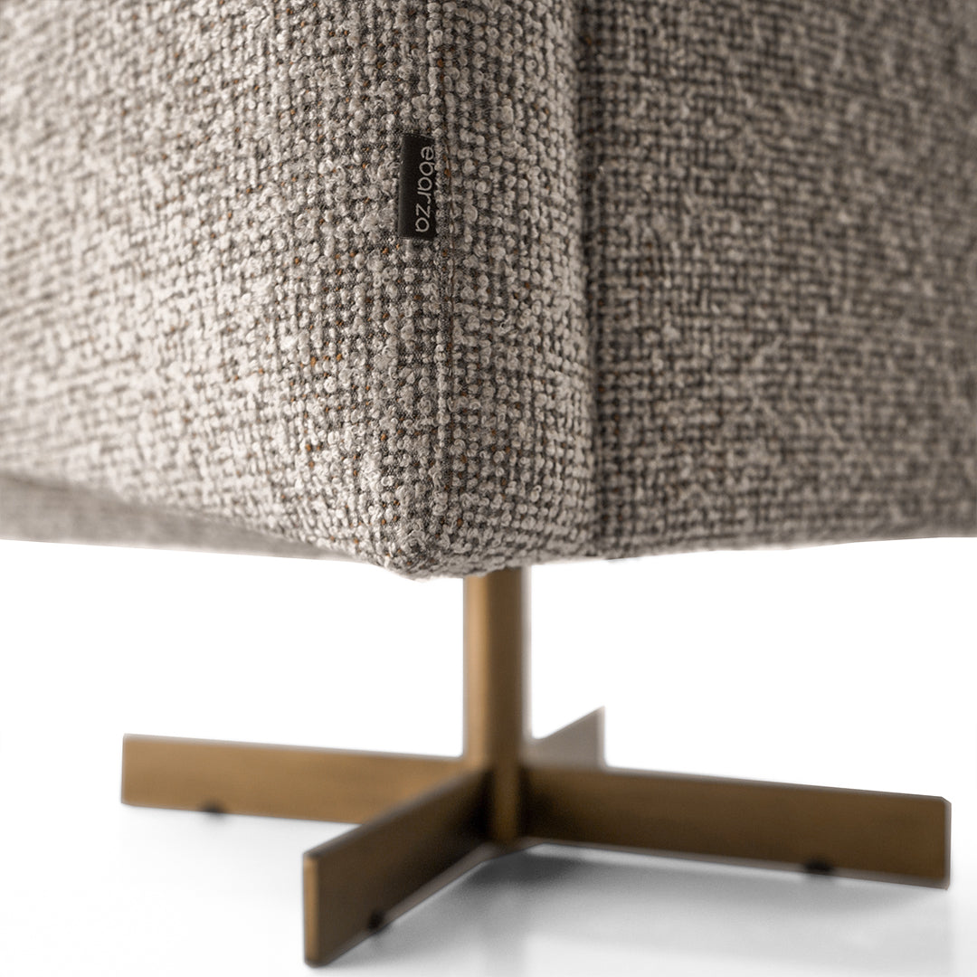 HOMAGE KOLTUK Era Fabric Armchair ARM-EF001 with plush cushioning and modern design, upholstered in soft fabric.