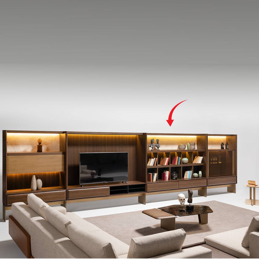 Era Wall Unit Bookshelf Block Era-Wall200 - TV Units - ebarza Furniture UAE | Shop Modern Furniture in Abu Dhabi & Dubai - مفروشات ايبازرا في الامارات | تسوق اثاث عصري وديكورات مميزة في دبي وابوظبي